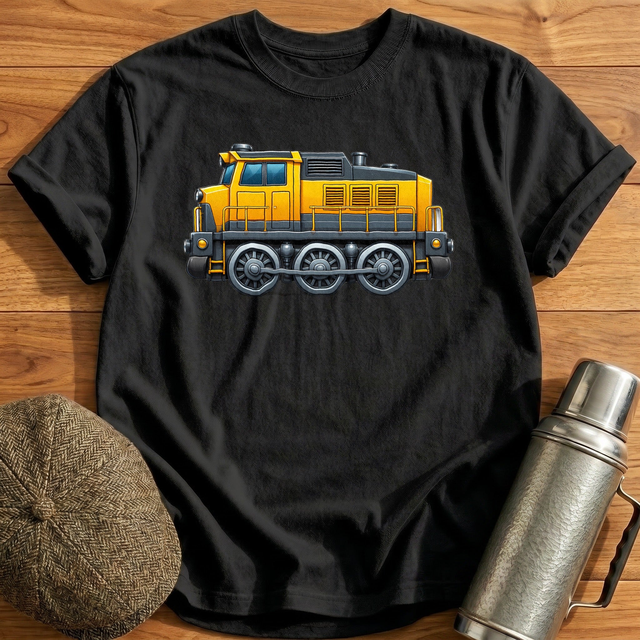 Dieselloco Side T-Shirt - Black