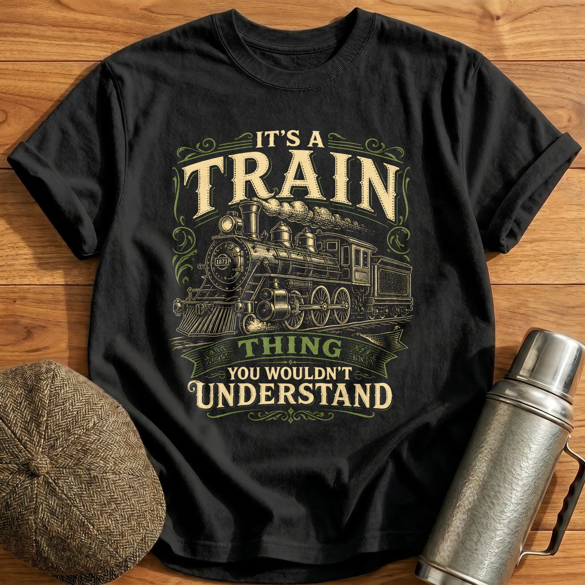 Its a Train Thing T-Shirt - Black