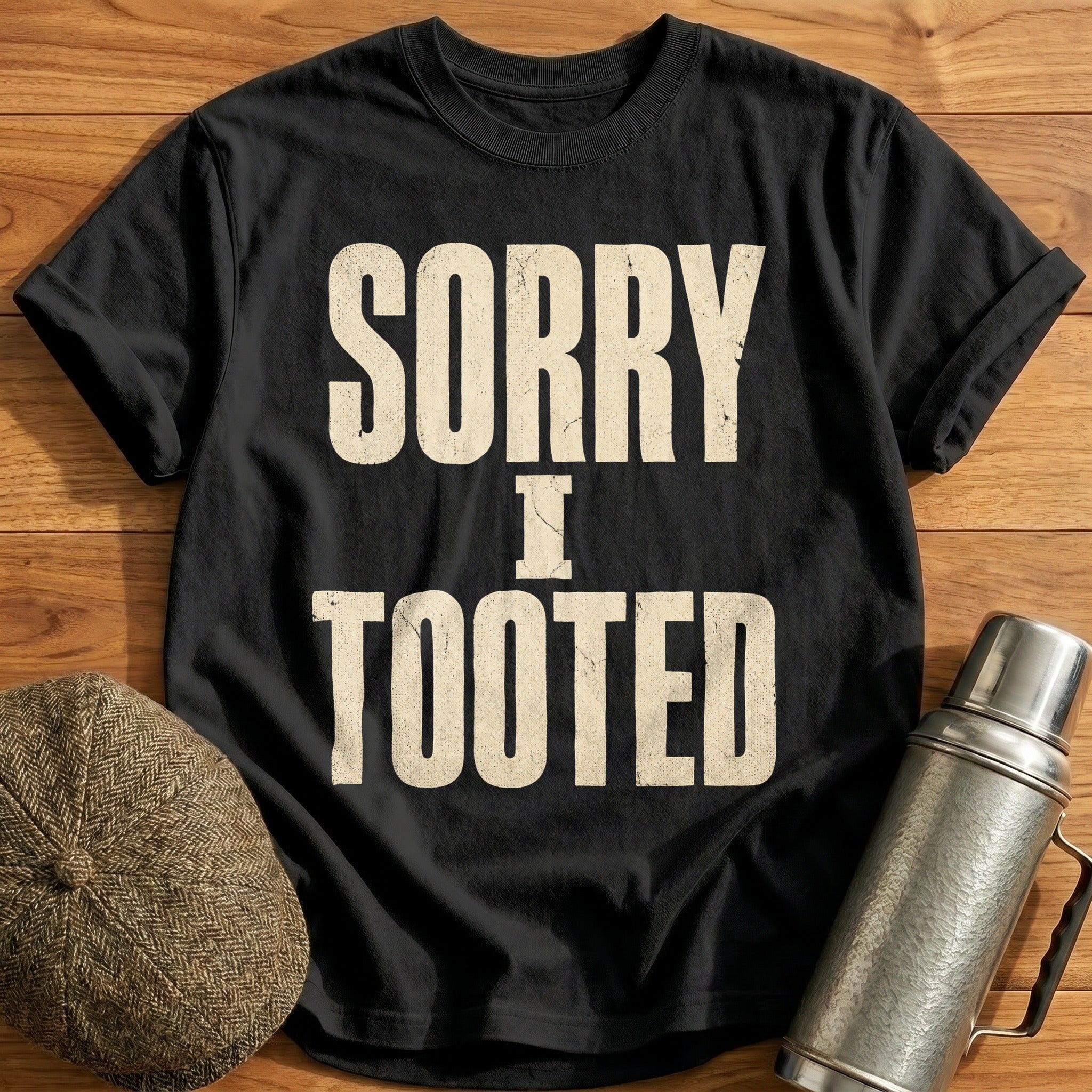Sorry I Tooted II T-Shirt - Black