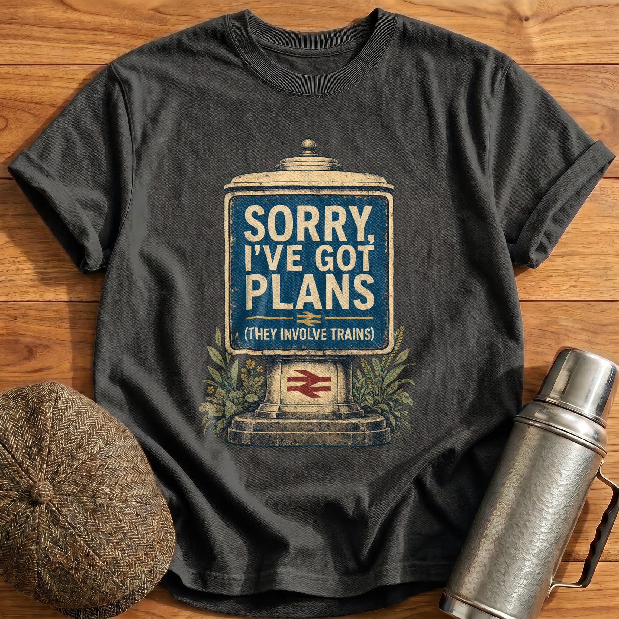 Sorry, I've Got Plans T-Shirt - Charcoal