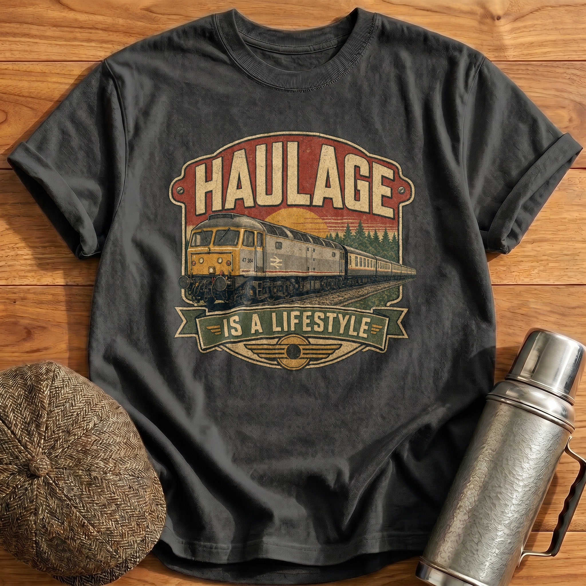 Haulage T-Shirt - Charcoal