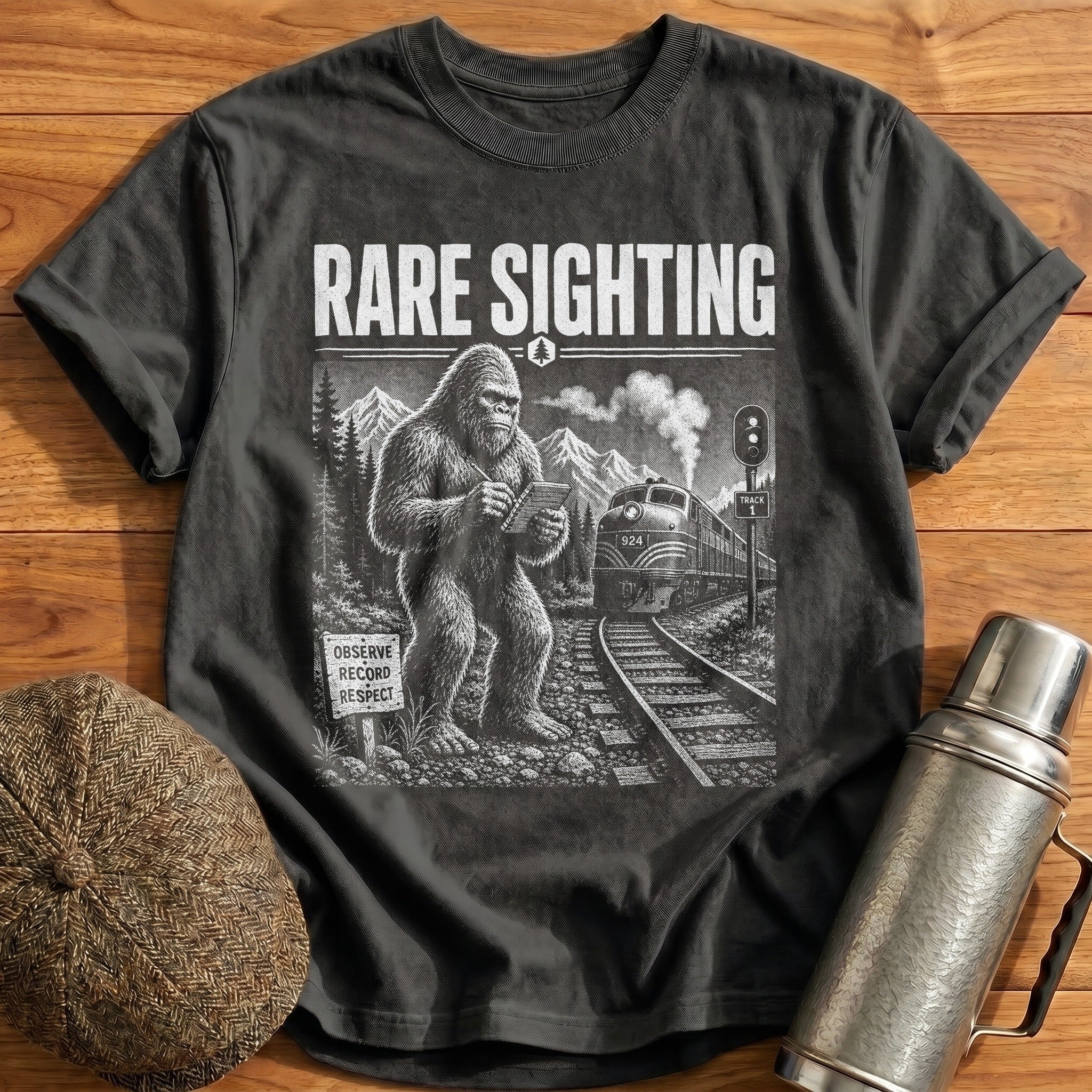 Rare Sighting T-Shirt - Charcoal