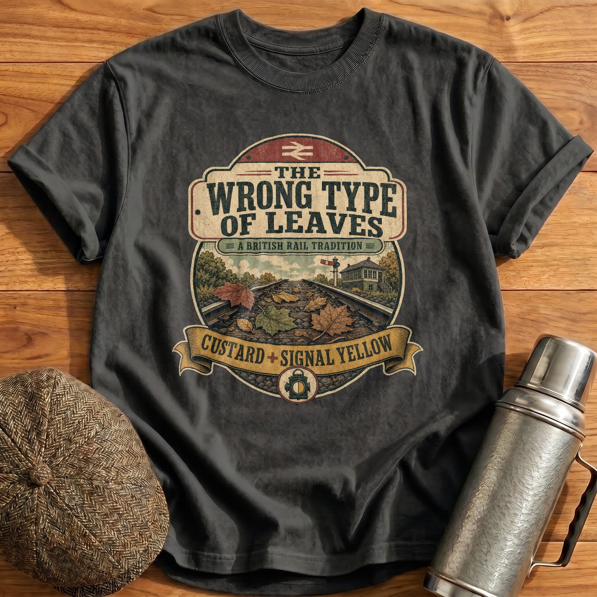 The Wrong Type of Leaves T-Shirt - Charcoal