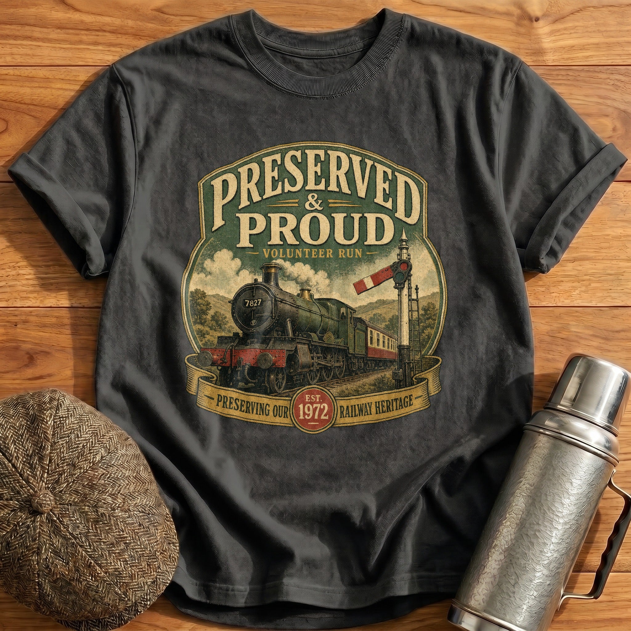 Preserved & Proud II T-Shirt - Charcoal