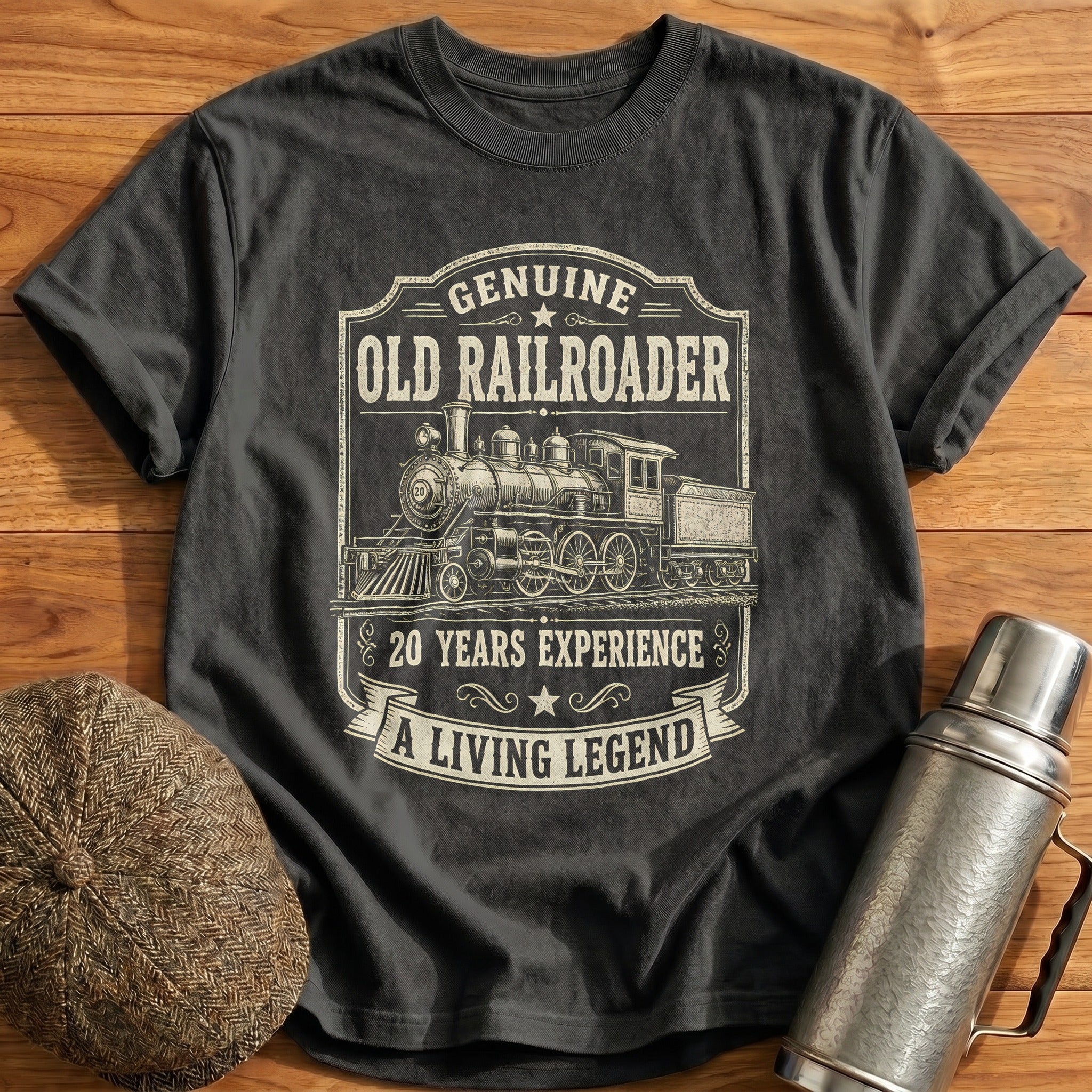 20 Living Legend T-Shirt - Charcoal