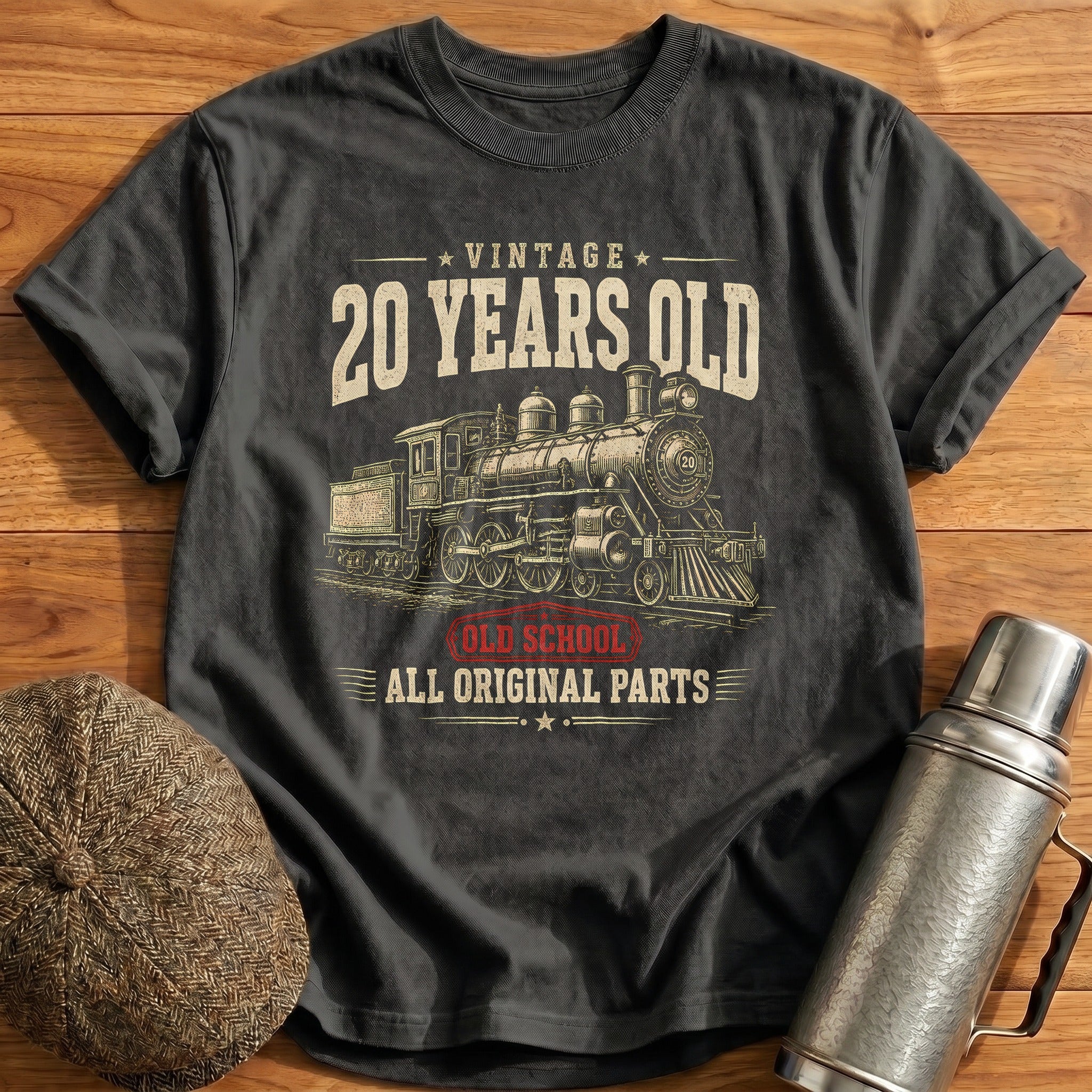 20 Original Parts T-Shirt - Charcoal