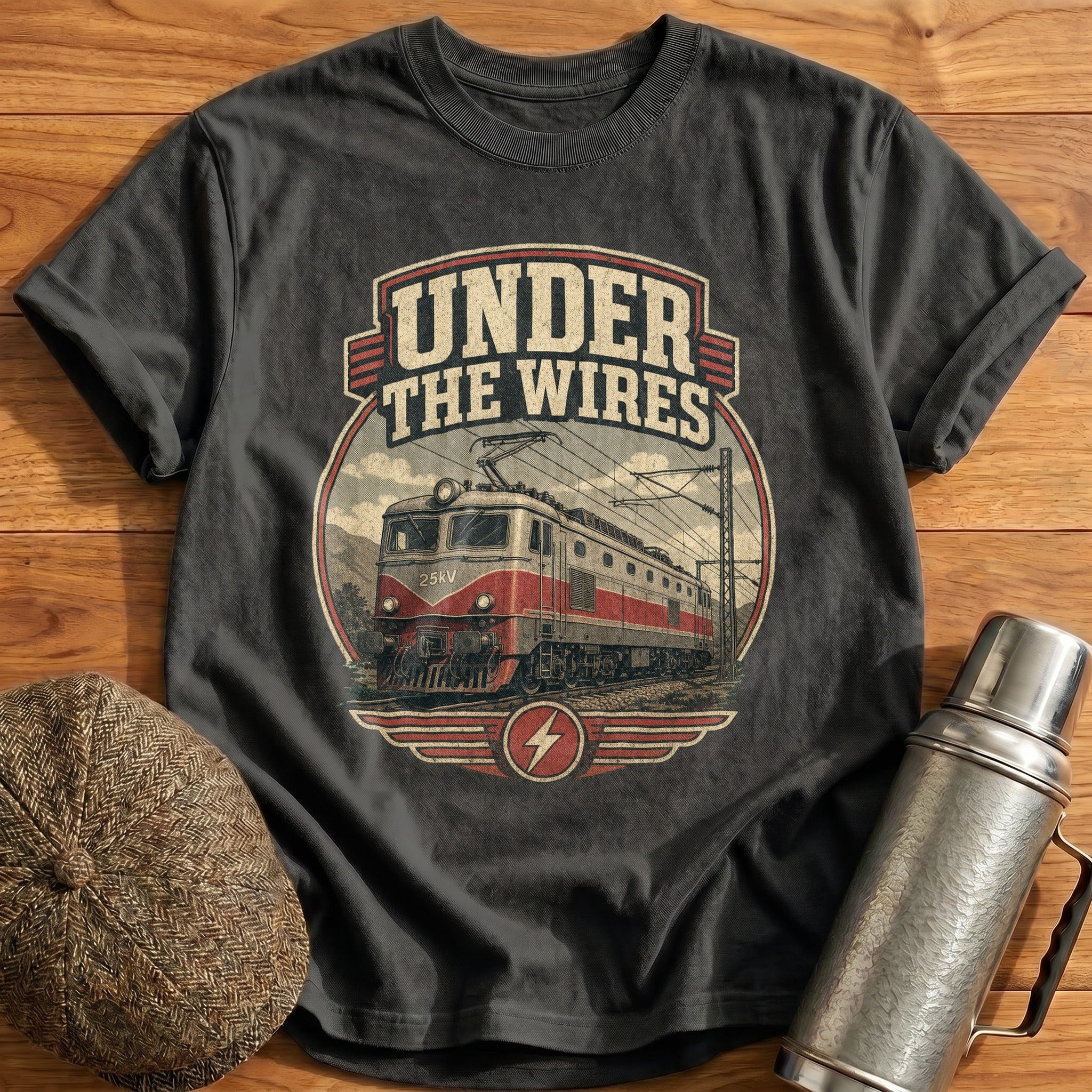 Under the Wires T-Shirt - Charcoal