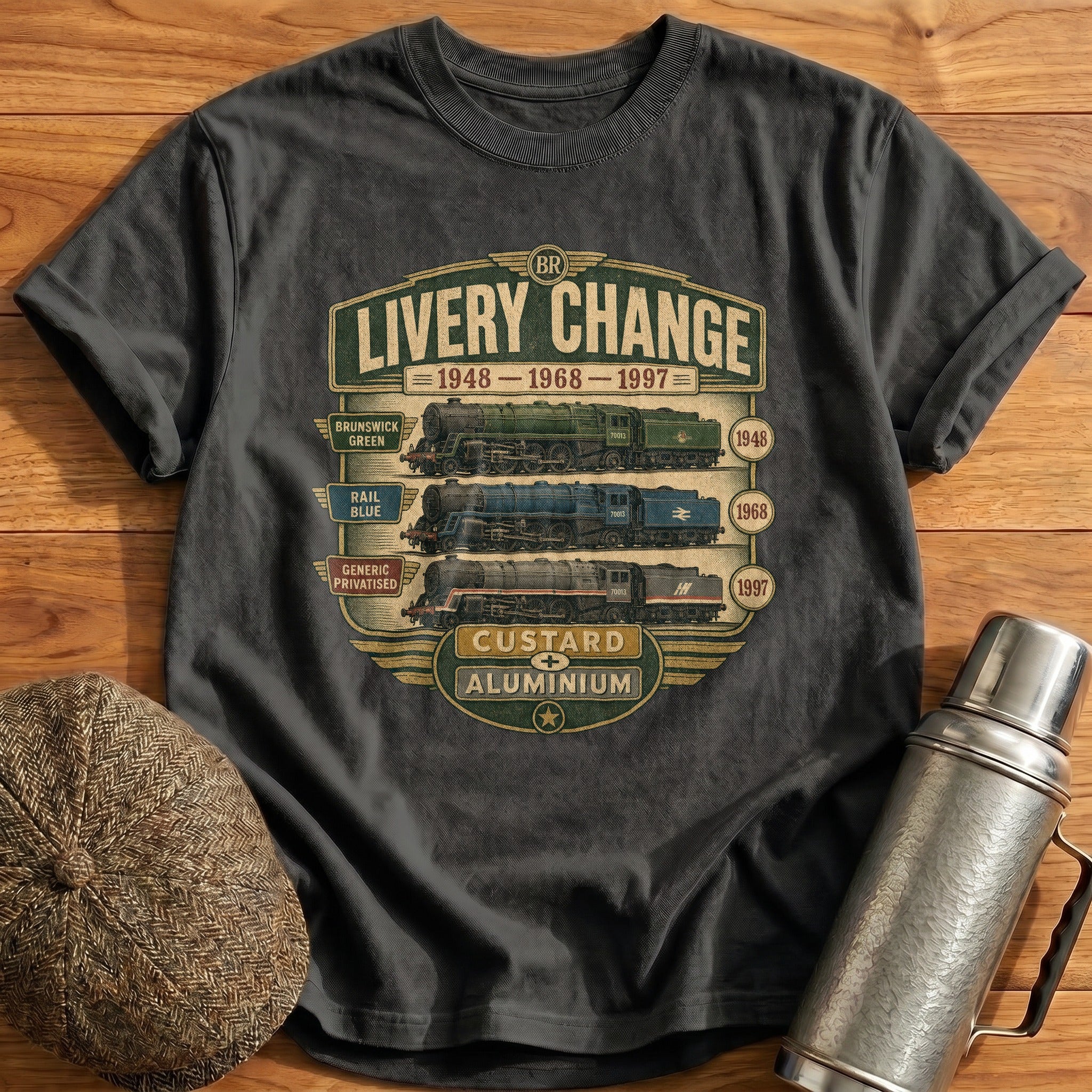Livery Change T-Shirt - Charcoal