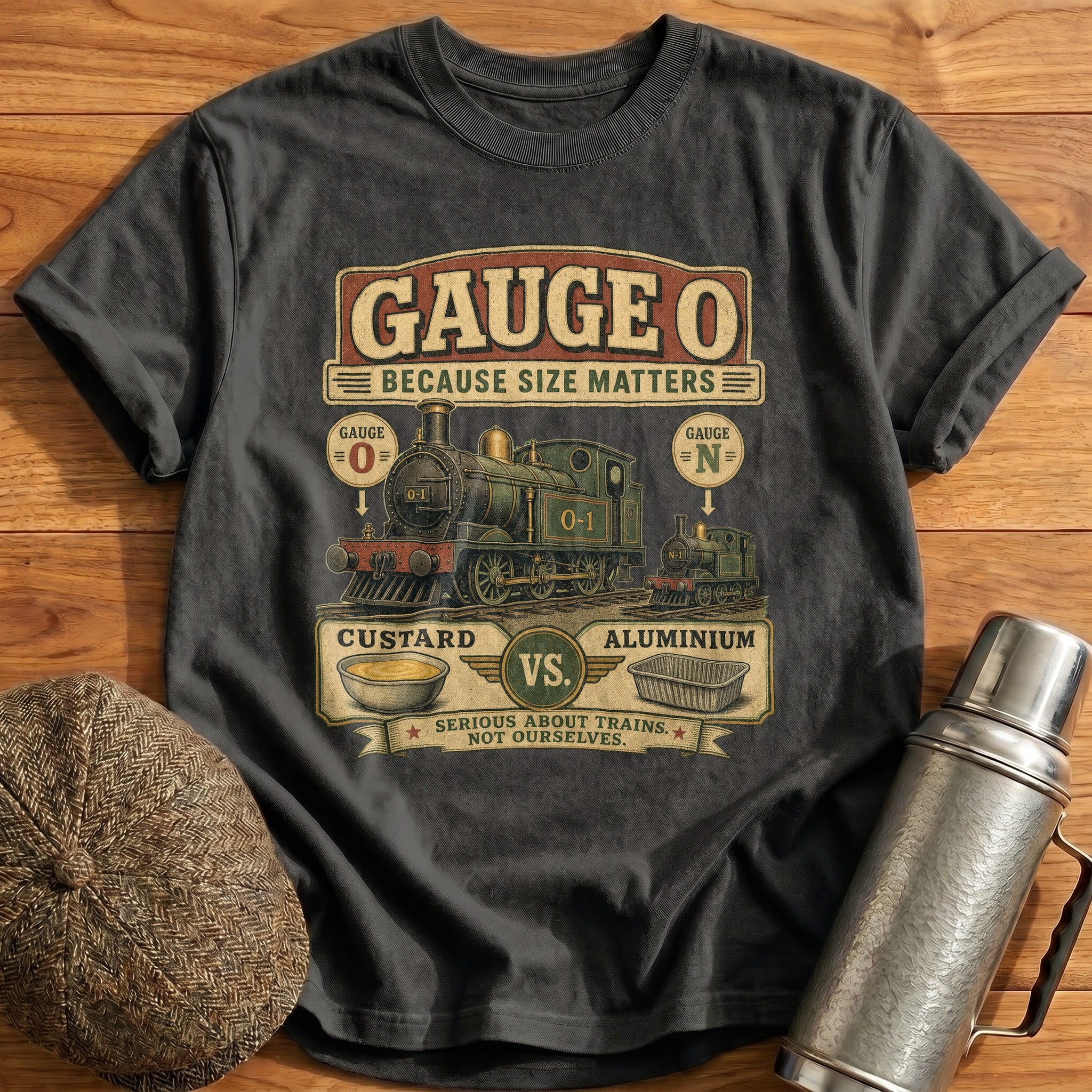 Gauge O T-Shirt - Charcoal