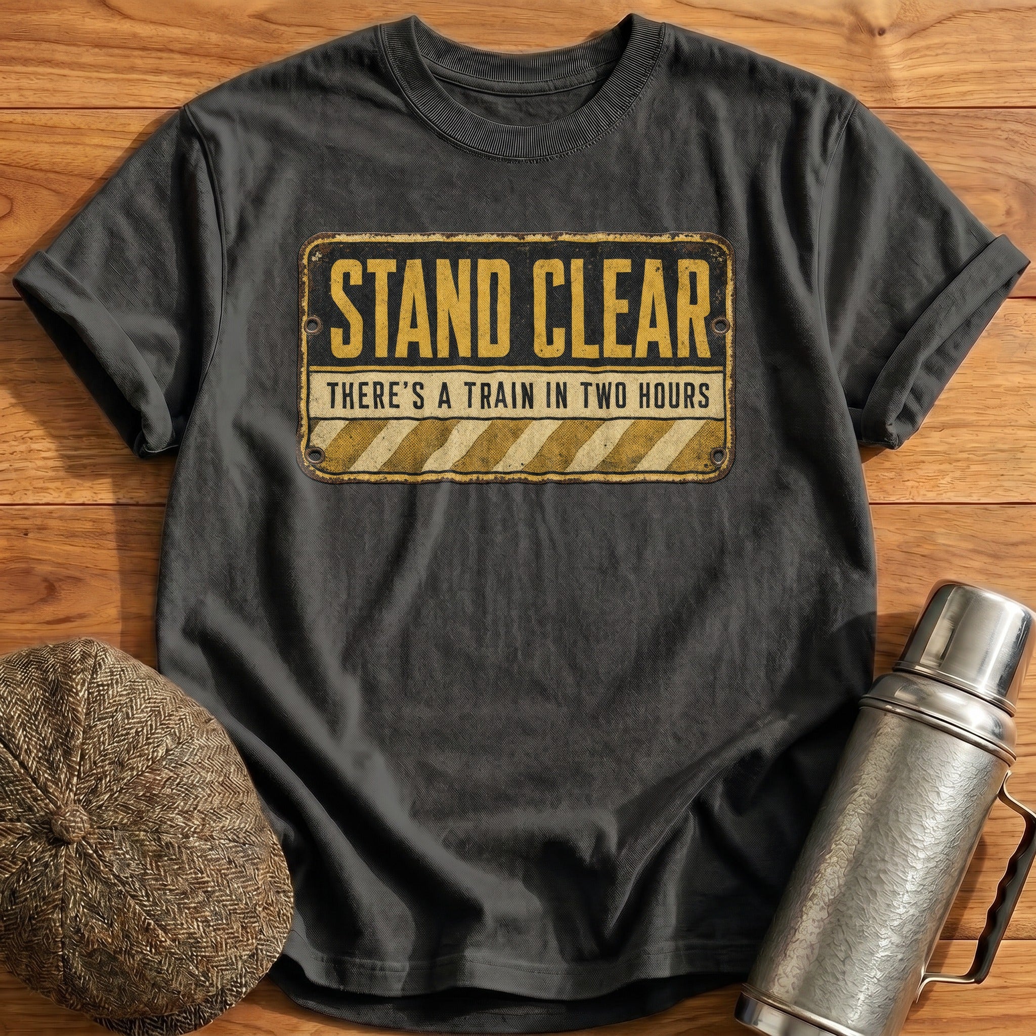 Stand Clear T-Shirt - Charcoal