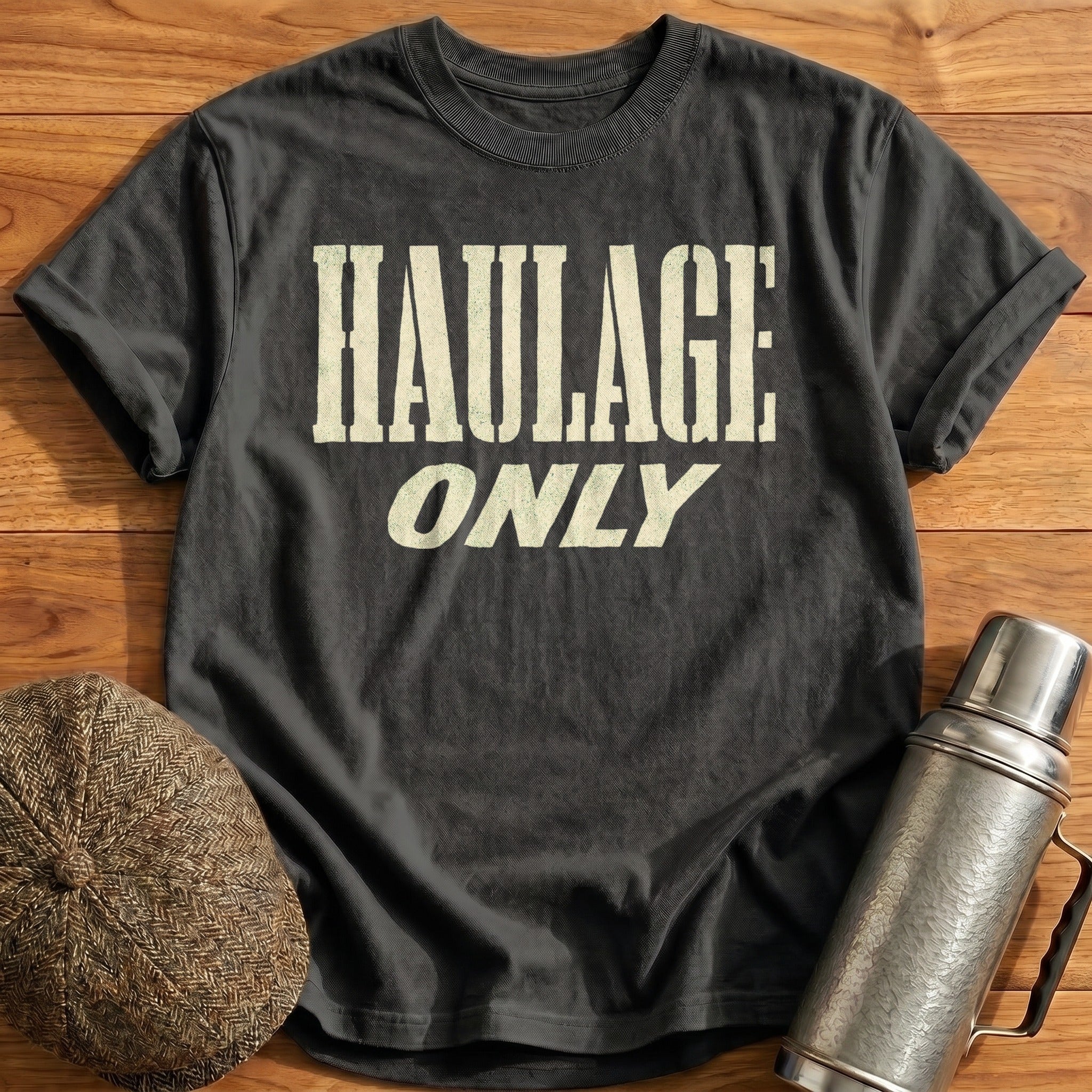 Haulage Only T-Shirt - Charcoal