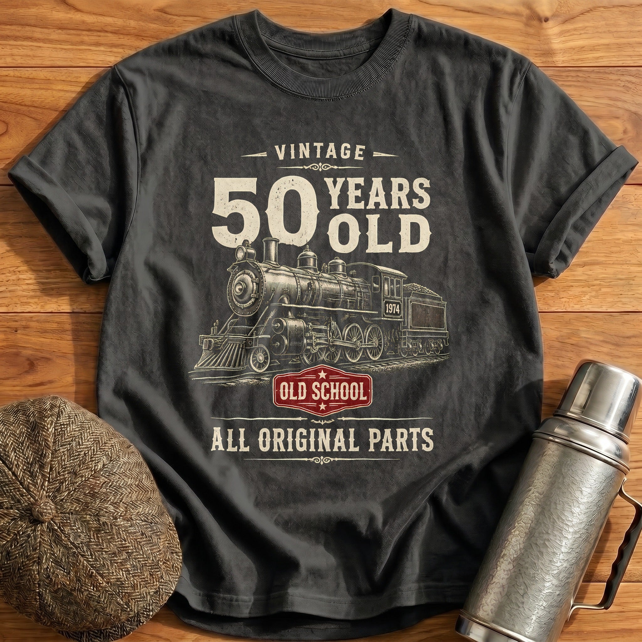 50 Original Parts T-Shirt - Charcoal