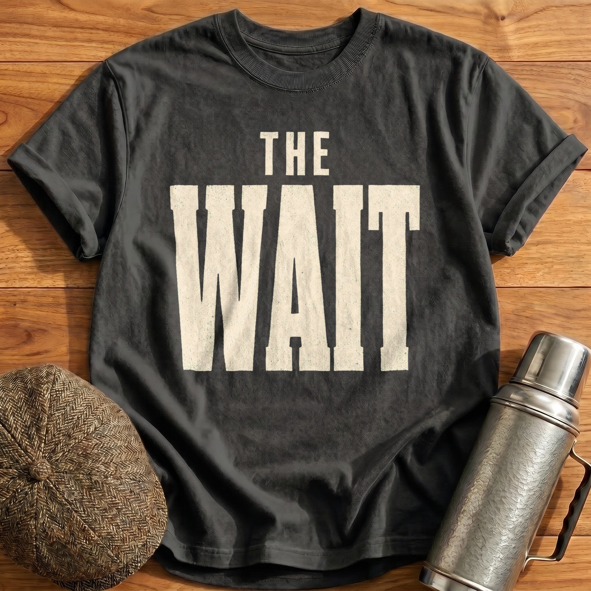 The Wait T-Shirt - Charcoal