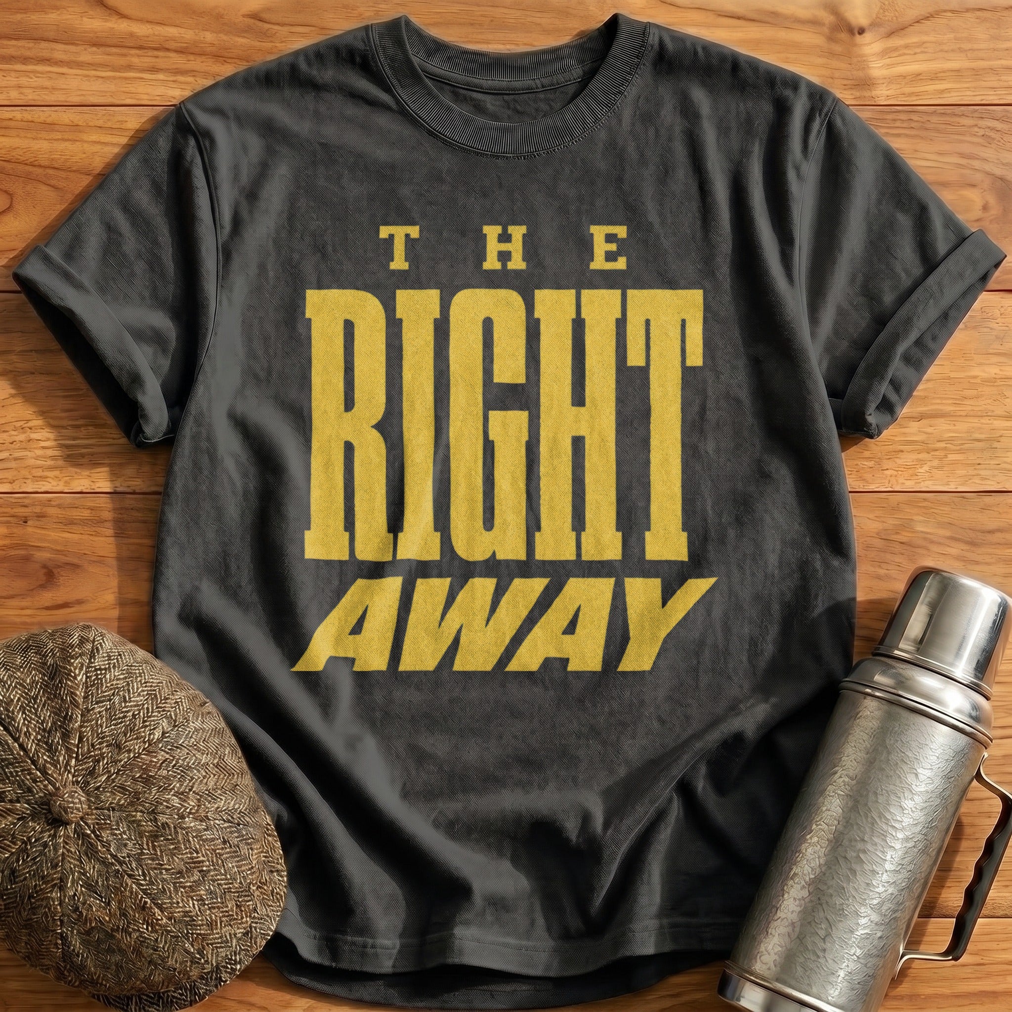 The Right Away T-Shirt - Charcoal