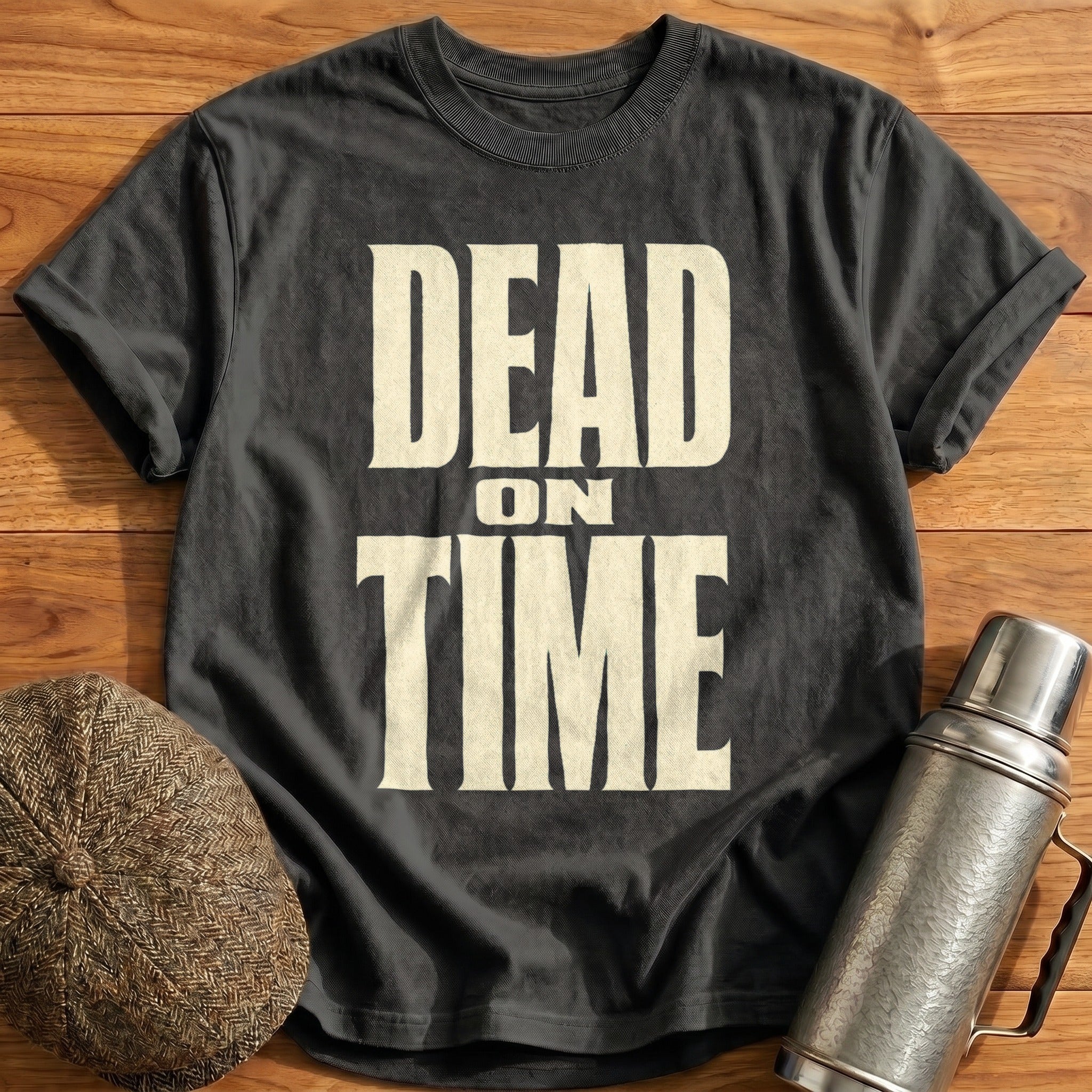 Dead on Time T-Shirt - Charcoal