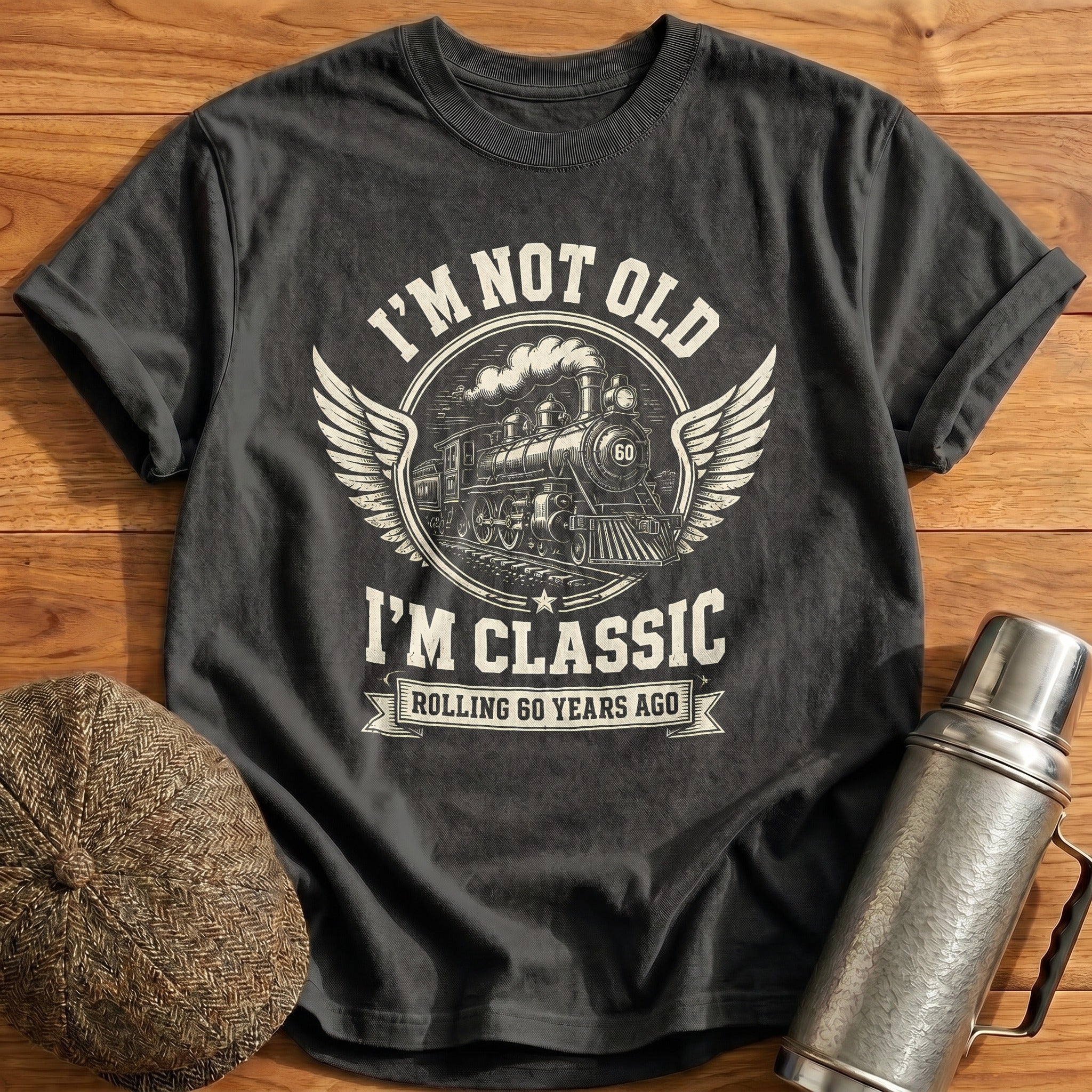 60 Im Classic T-Shirt - Charcoal