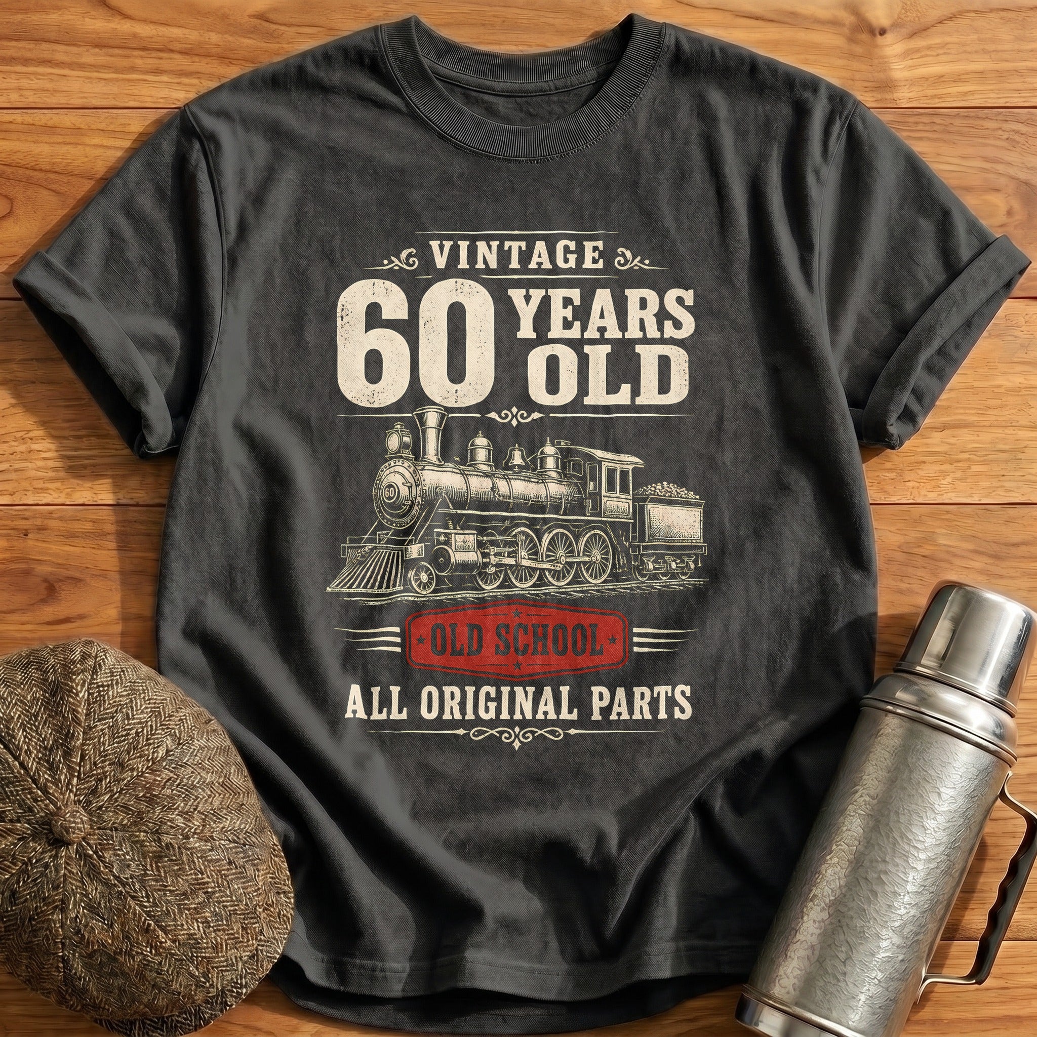 60 Original Parts T-Shirt - Charcoal