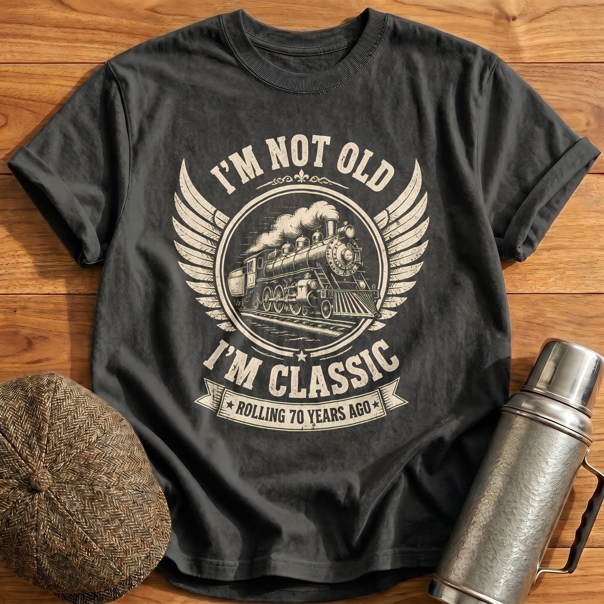 70 Im Classic T-Shirt - Charcoal