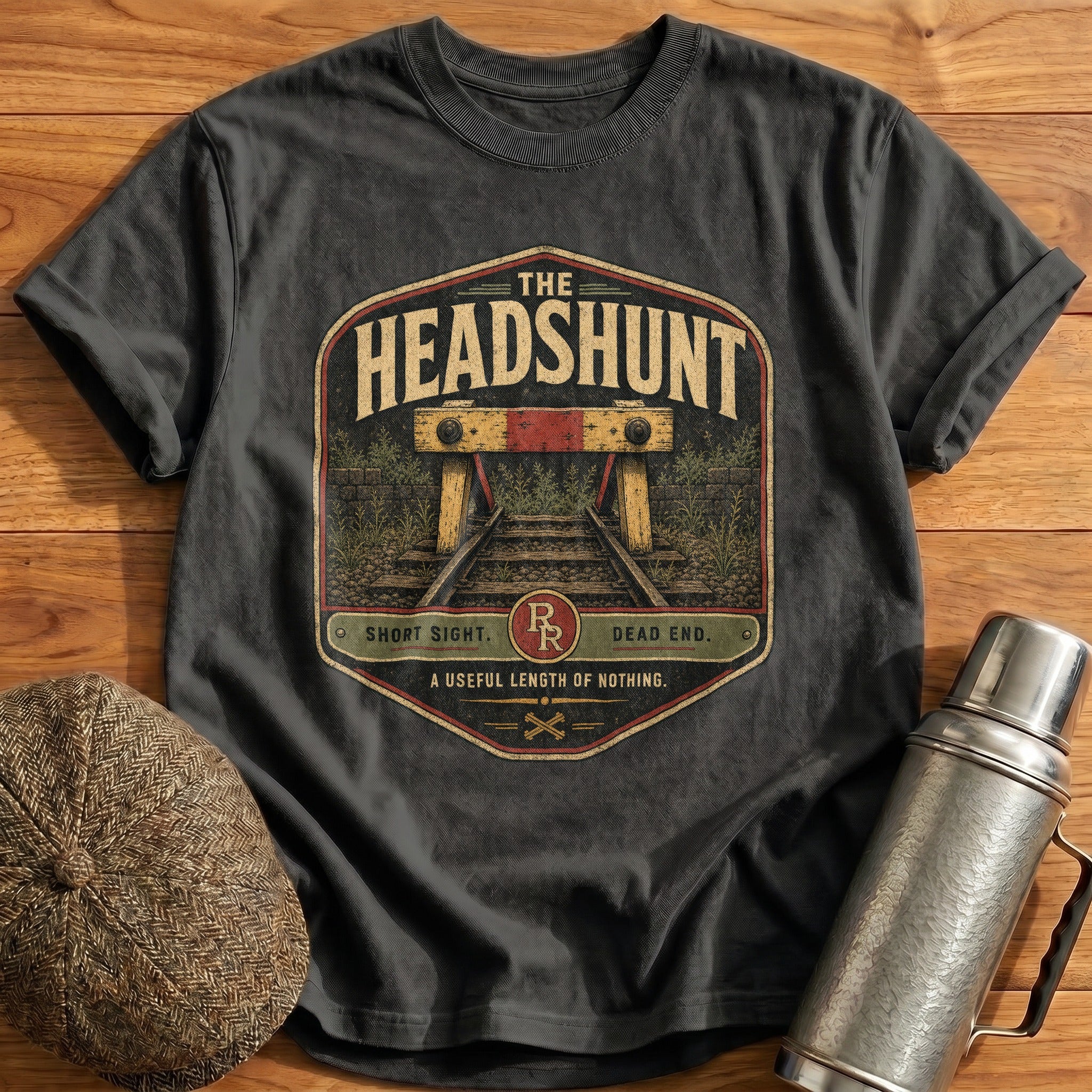 The Headshunt T-Shirt - Charcoal