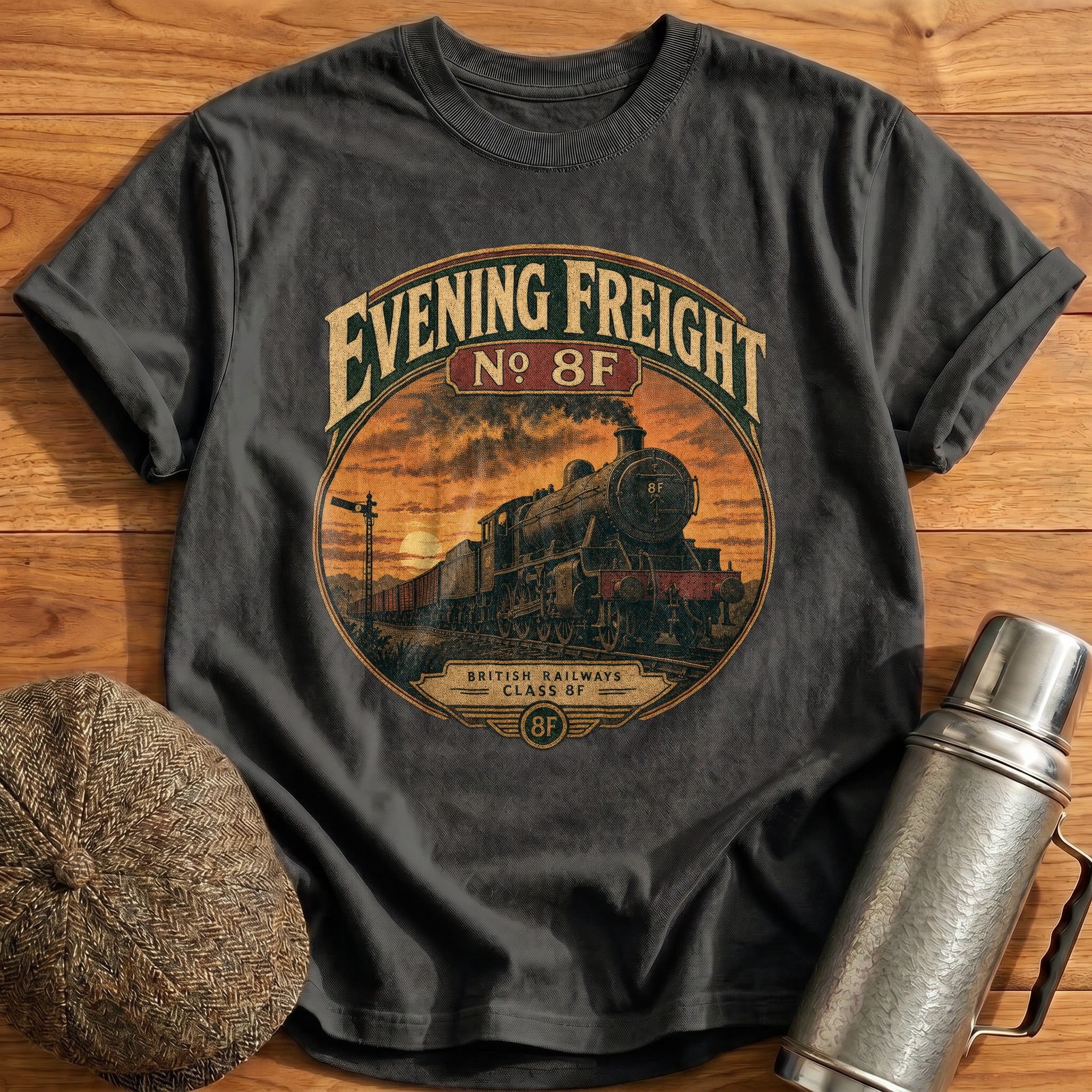 Evening Freight T-Shirt - Charcoal