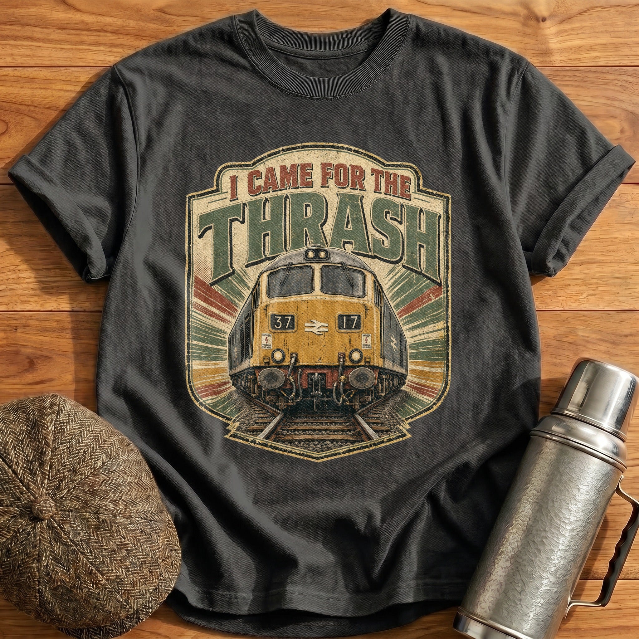 I Came for the Thrash T-Shirt - Charcoal
