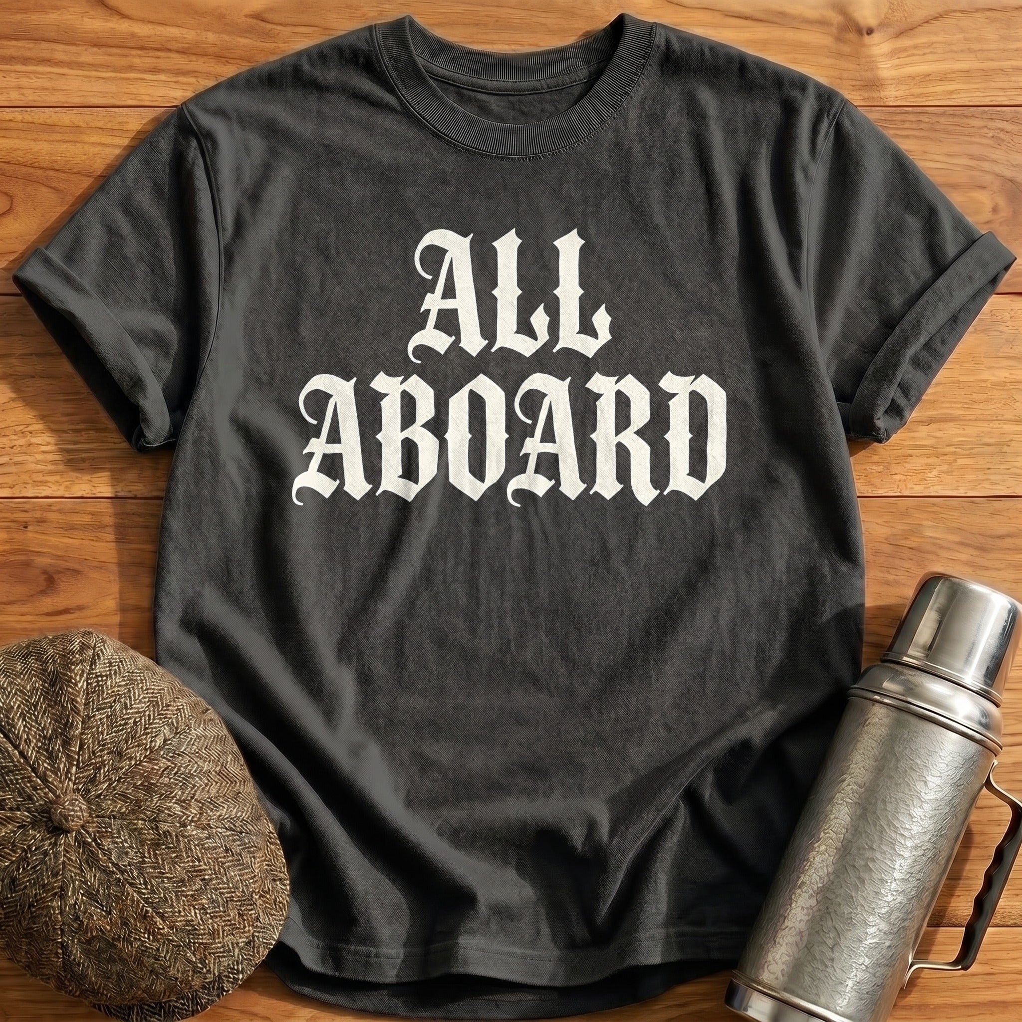 All Aboard 32 T-Shirt - Charcoal