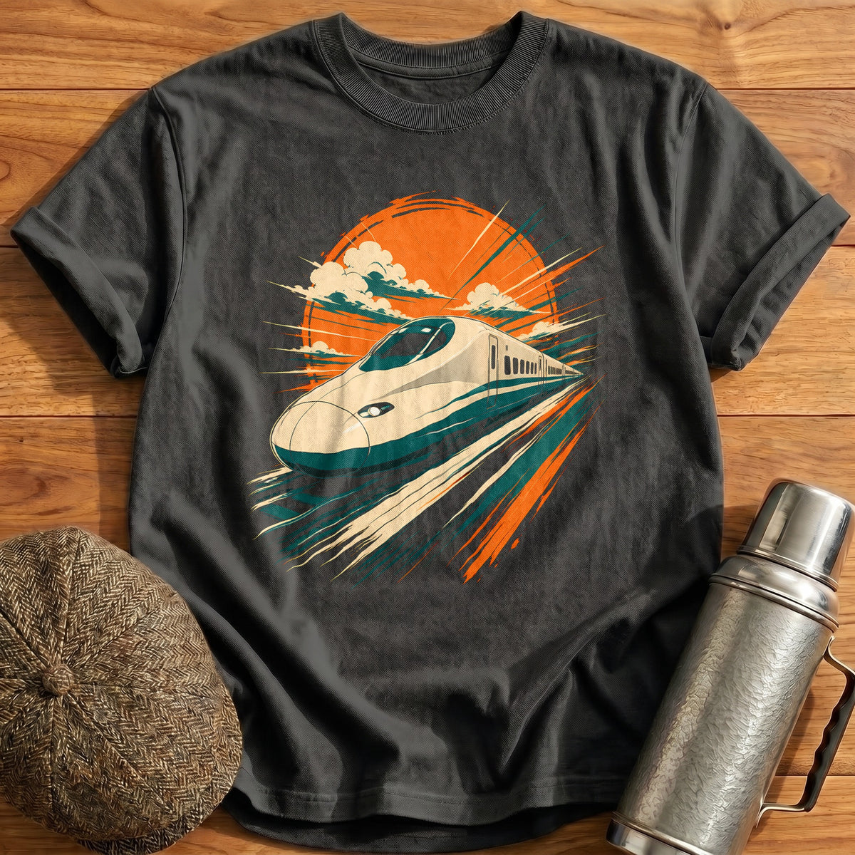 Anime Bullet 44 T-Shirt - Charcoal