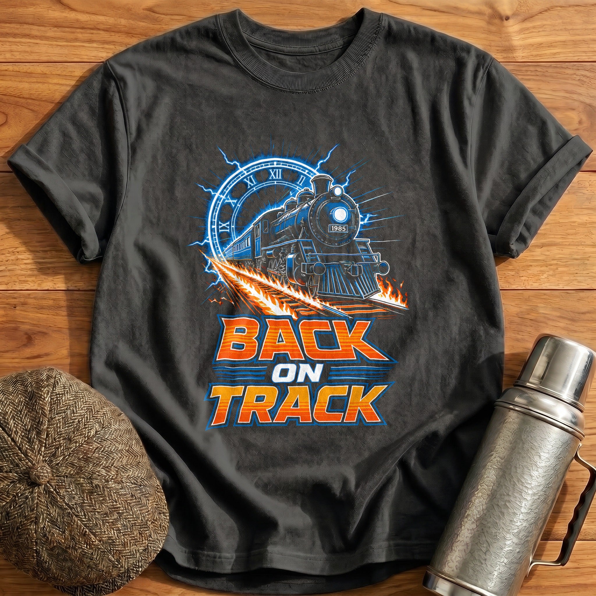 Back On Track 25 T-Shirt - Charcoal
