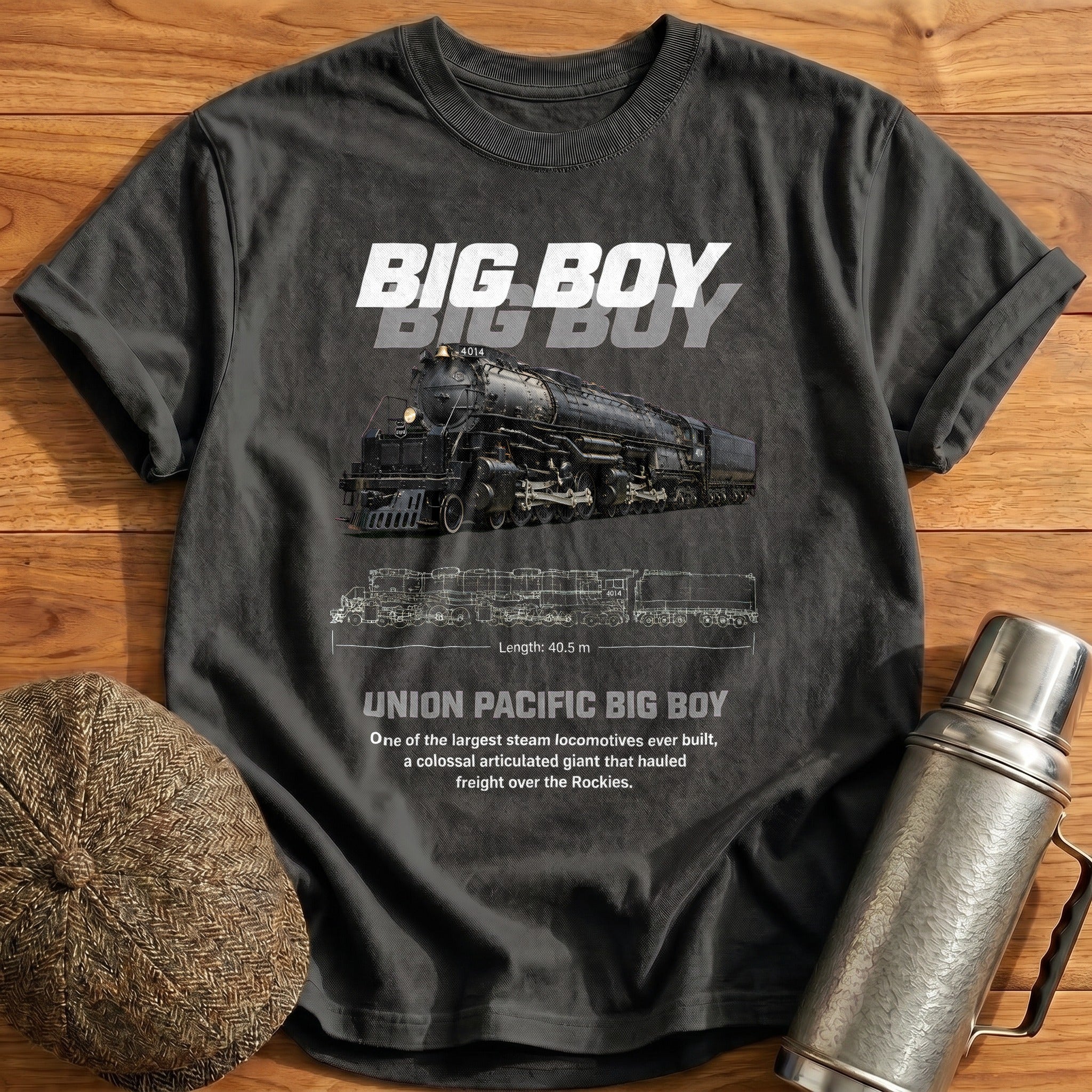 Big Boy 33 T-Shirt - Charcoal
