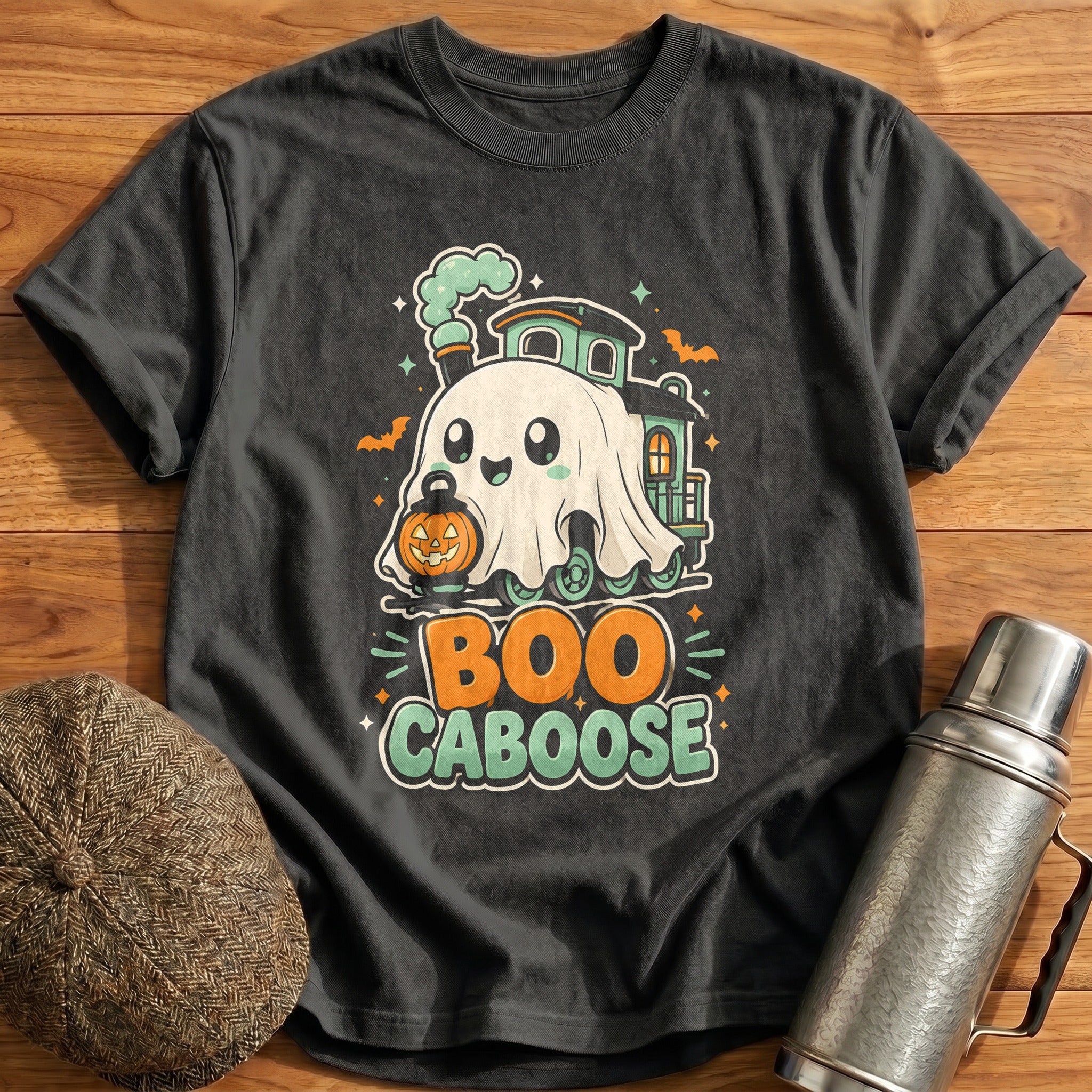 Boo Caboose T-Shirt - Charcoal