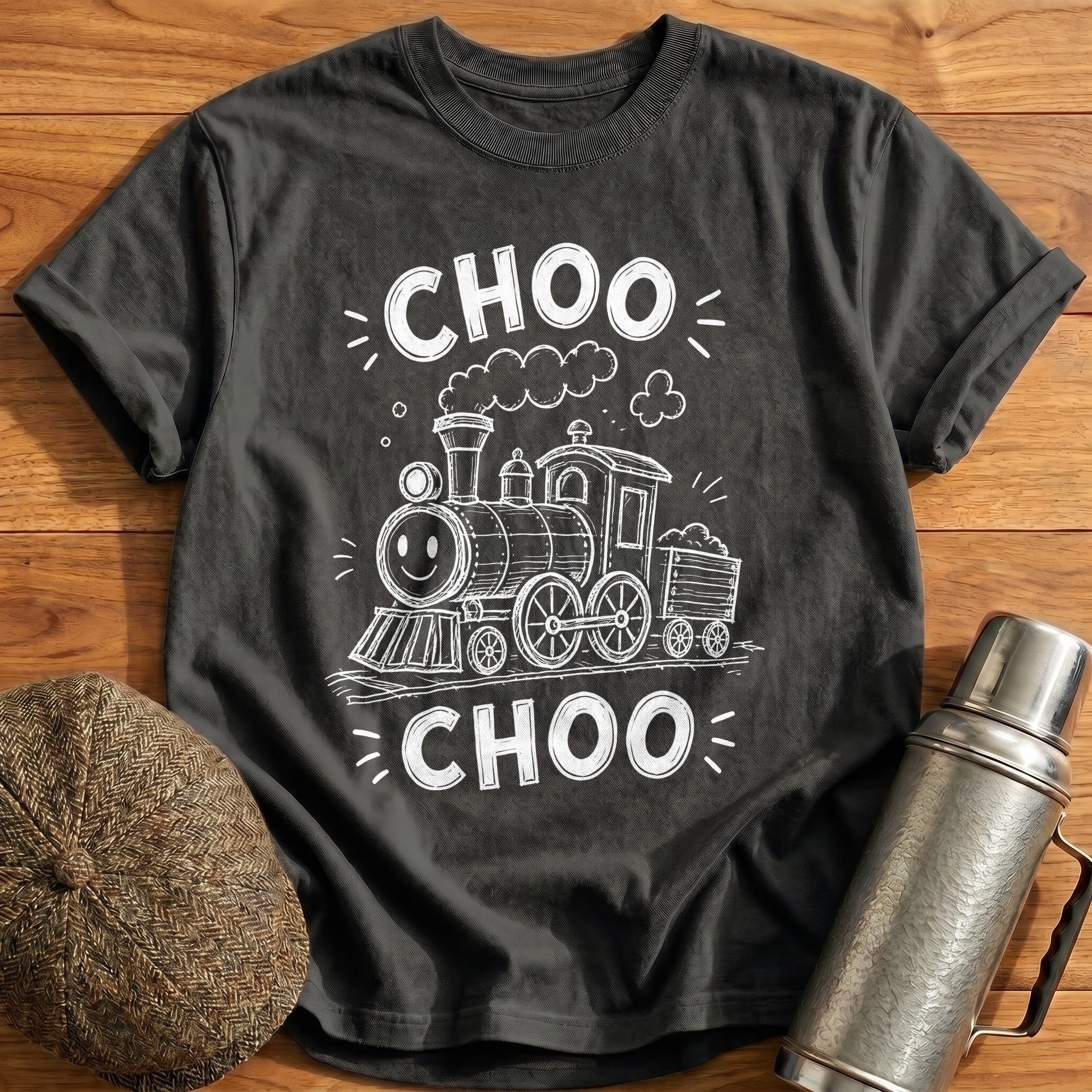 Choo Choo Dreams T-Shirt - Charcoal