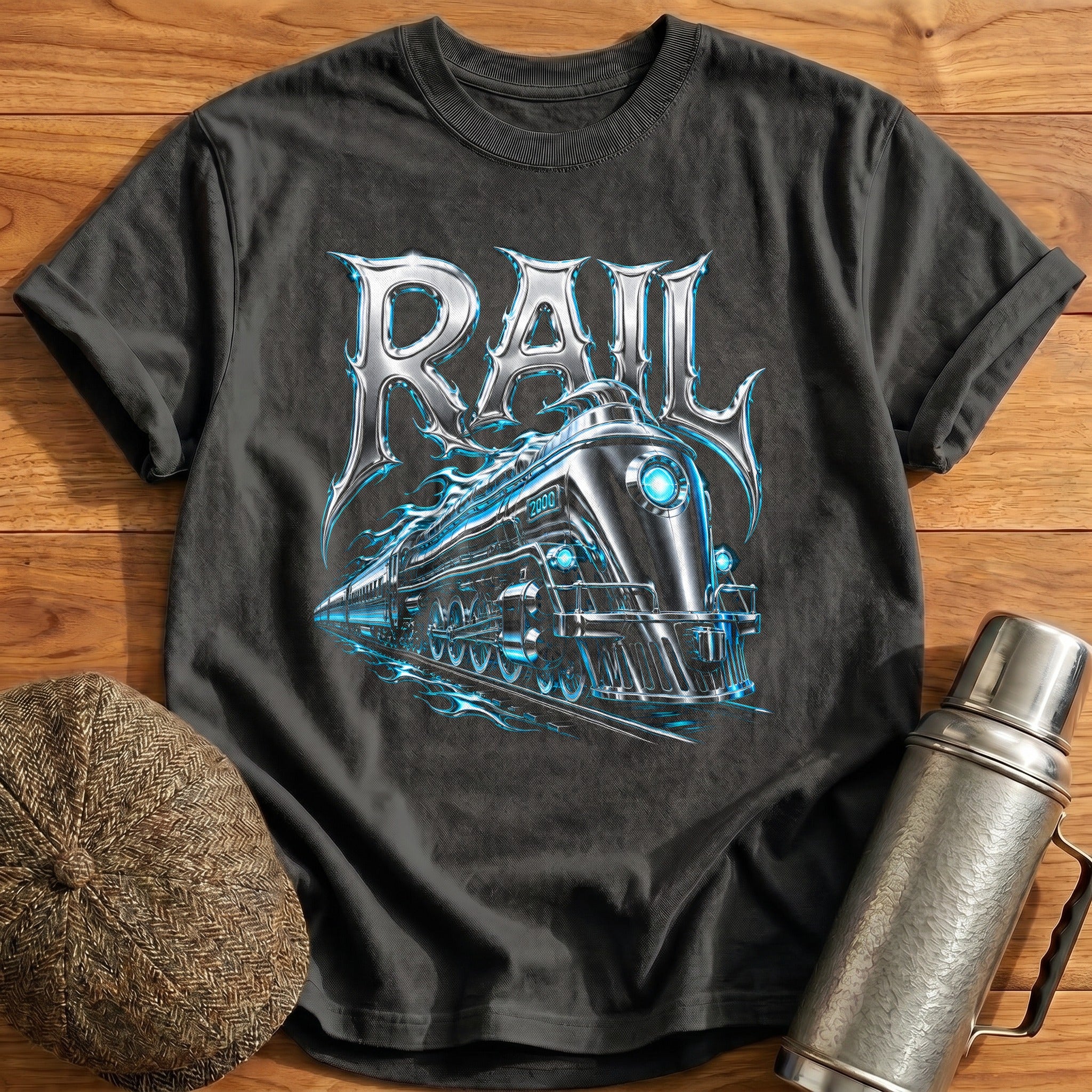 Chrome Velocity T-Shirt - Charcoal