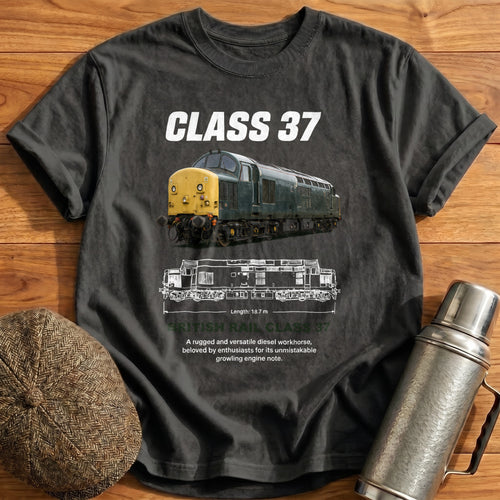 Class 37 78 T-Shirt - Charcoal