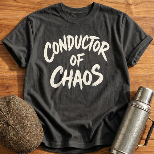 Conductor Of Chaos 34 T-Shirt - Charcoal