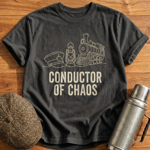 Conductor Of Chaos 52 T-Shirt - Charcoal