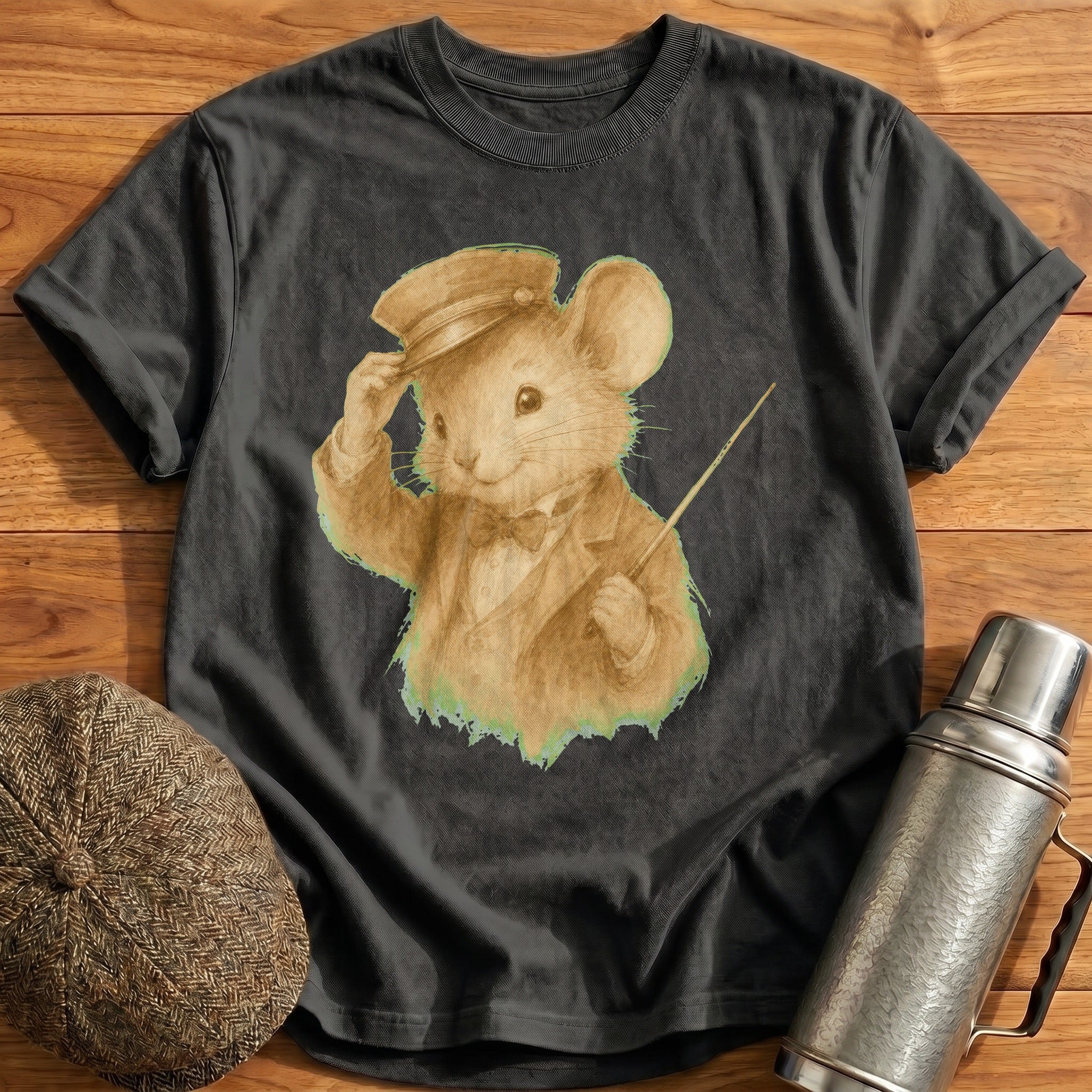 Conductor's Grace T-Shirt - Charcoal