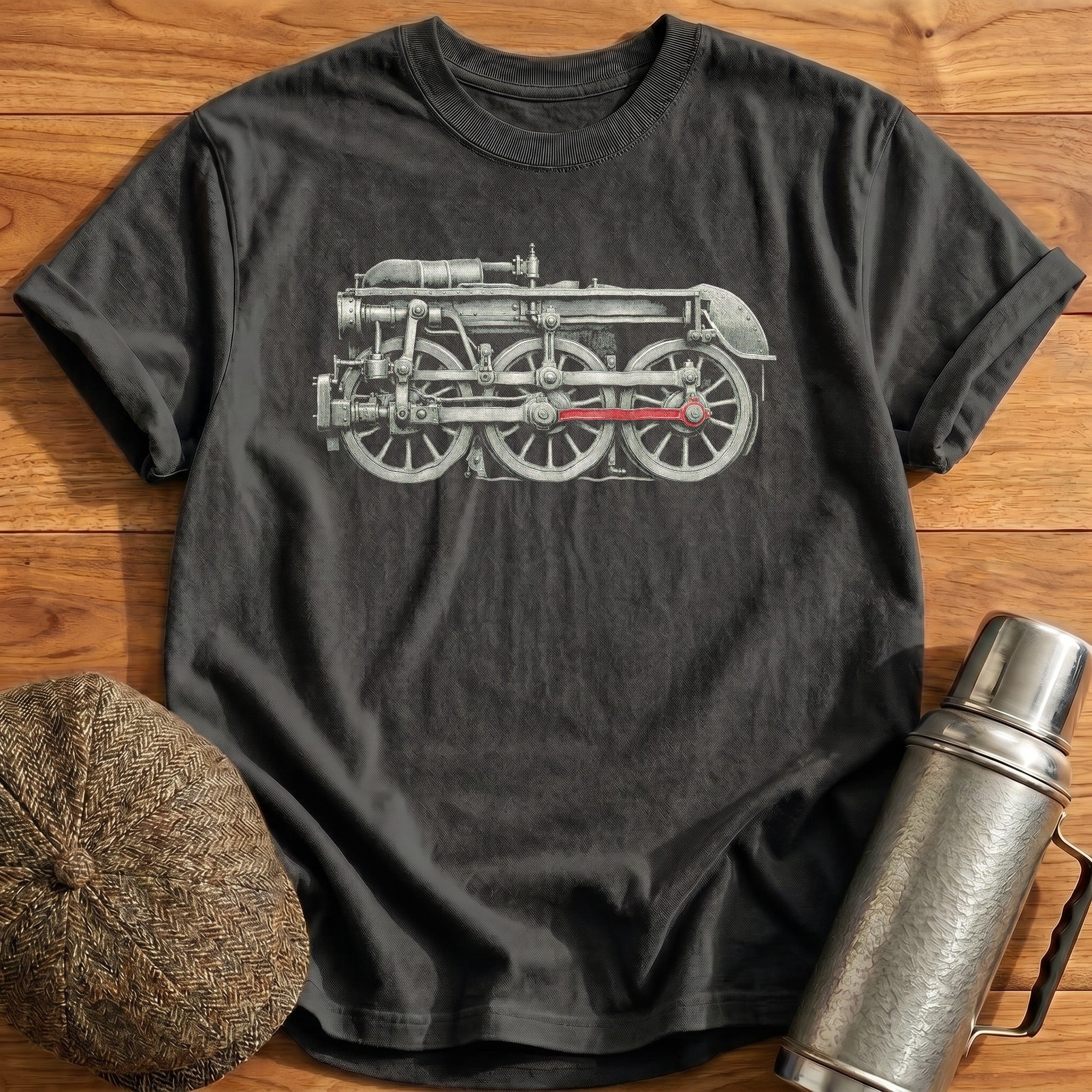 Coupling & Motion T-Shirt - Charcoal