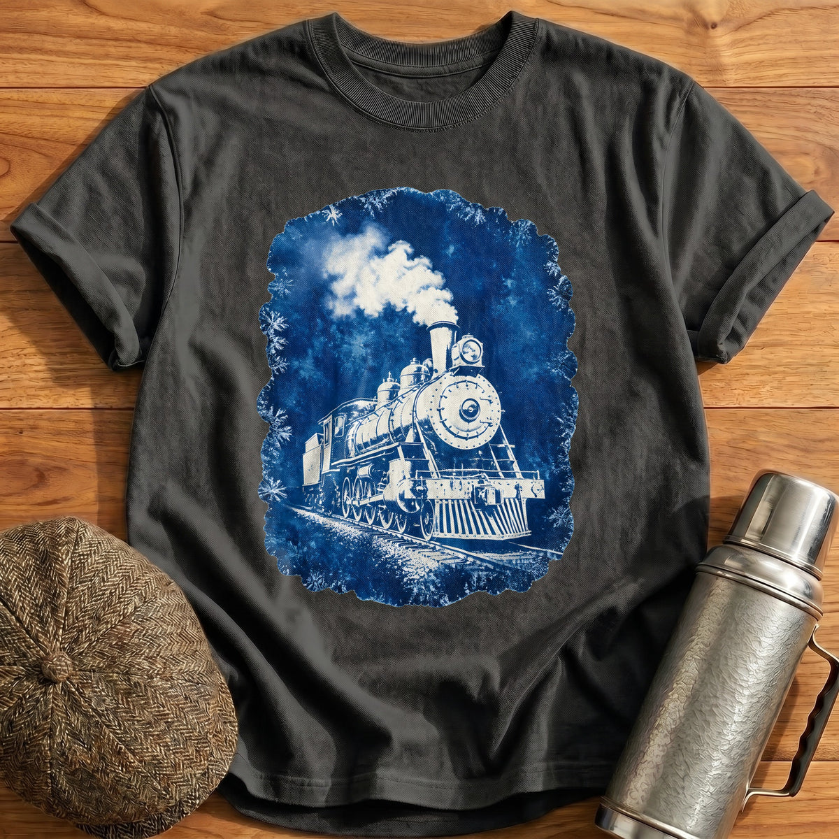 Cyanotype Loco 36 T-Shirt - Charcoal