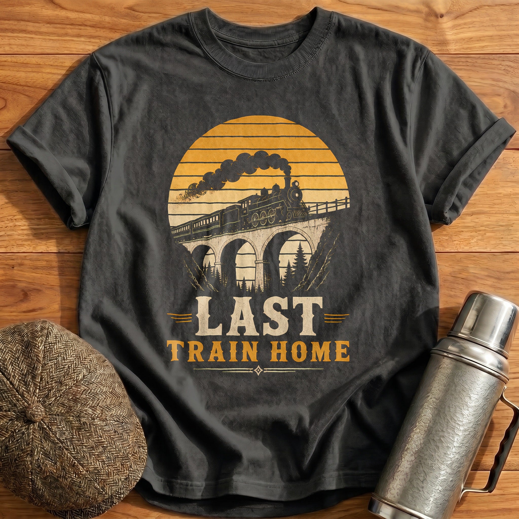 Final Station T-Shirt - Charcoal