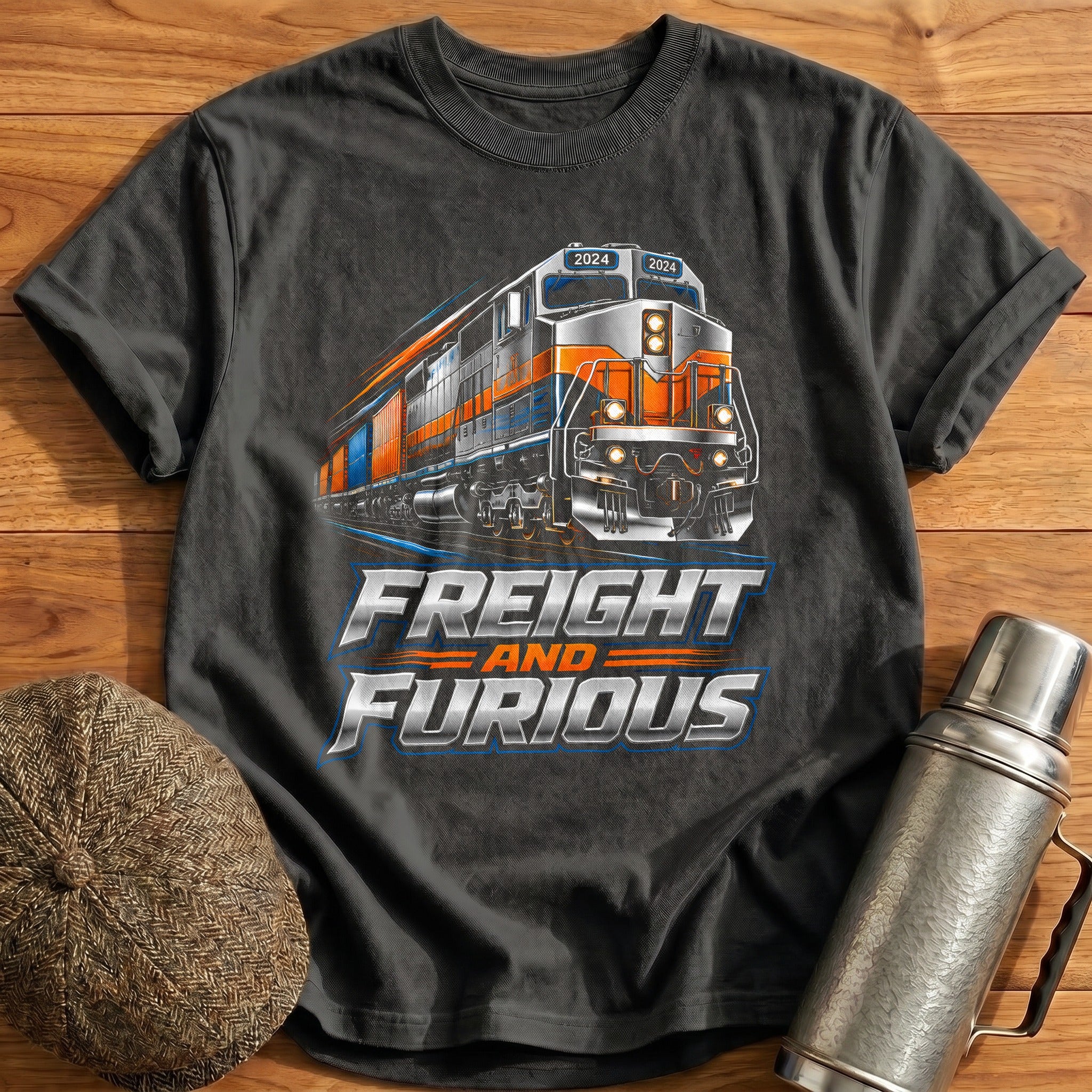 Freight And Furious 67 T-Shirt - Charcoal