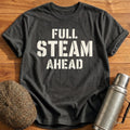 Full Steam Ahead 25 T-Shirt - Charcoal