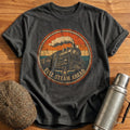 Full Steam Ahead Train Vintage - Charcoal