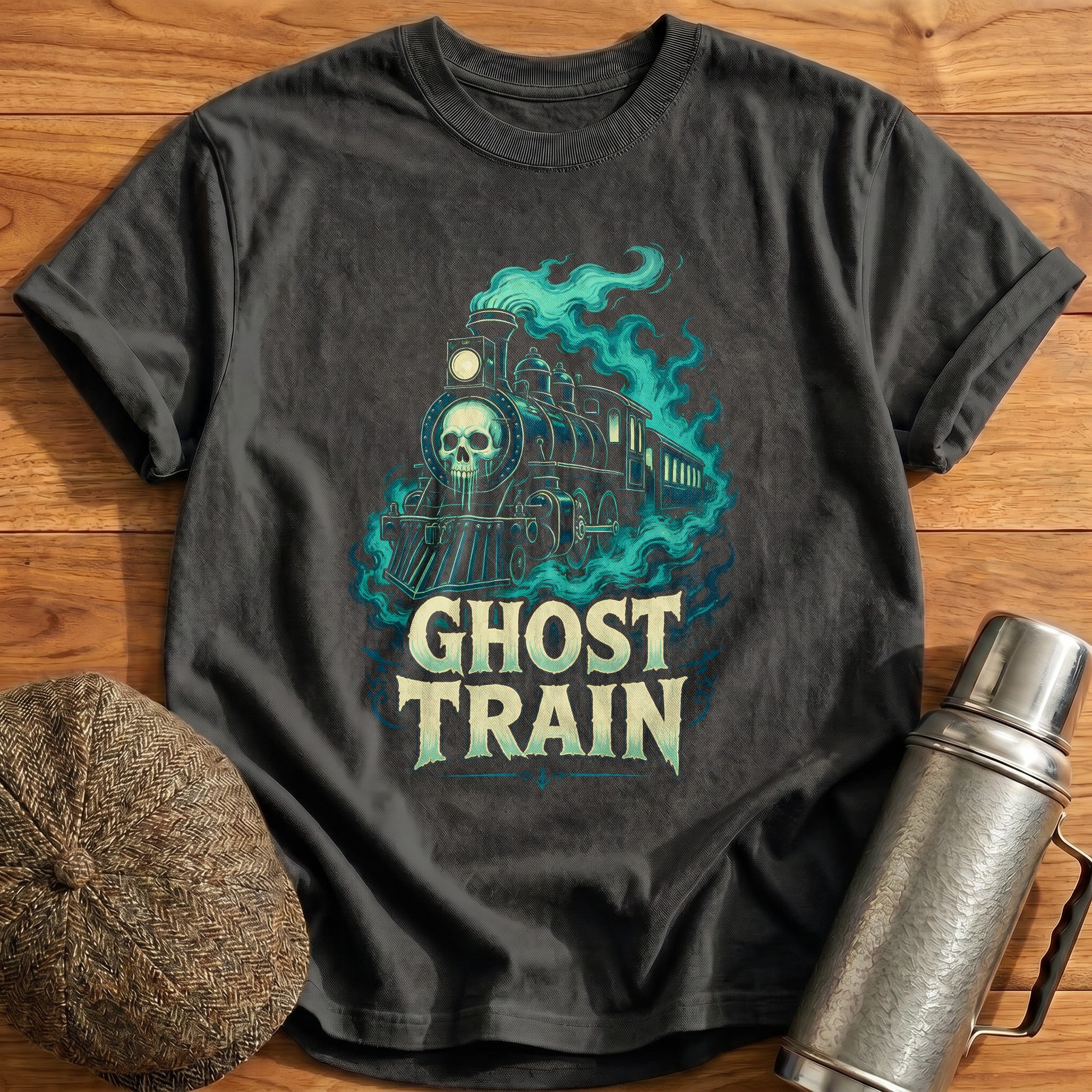Ghost Train 89 T-Shirt - Charcoal
