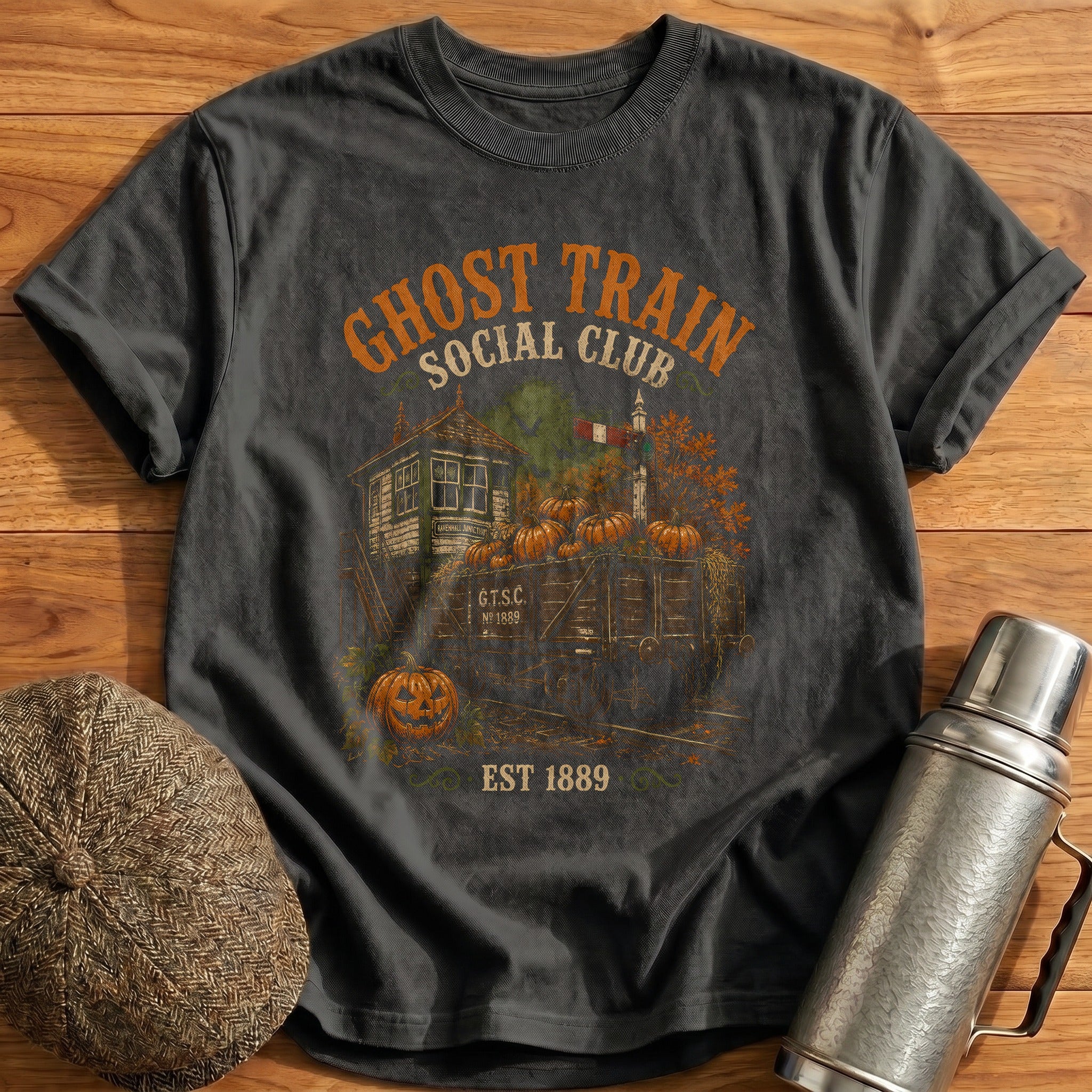 Ghost Train Social Club 28 - Charcoal