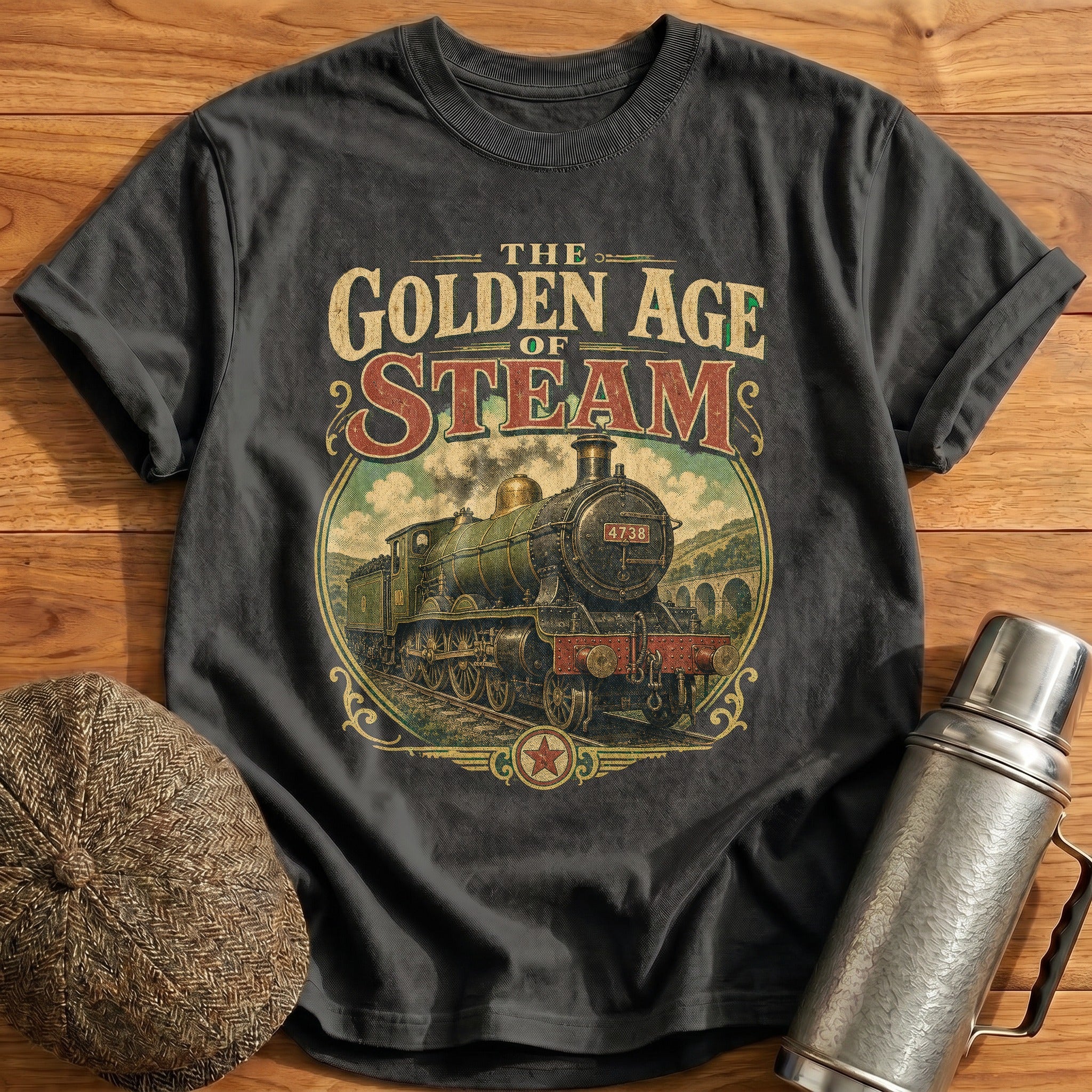 Golden Age T-Shirt - Charcoal