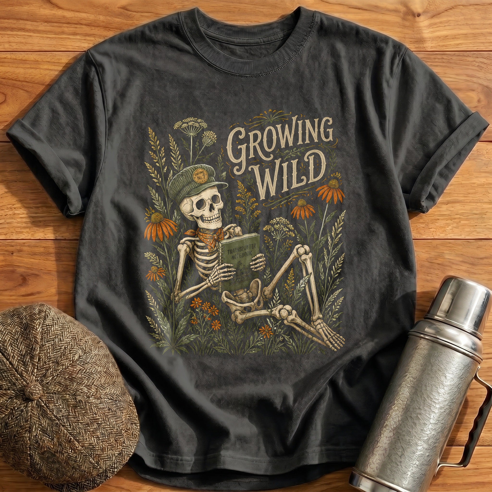 Growing Wild Skeleton 94 - Charcoal