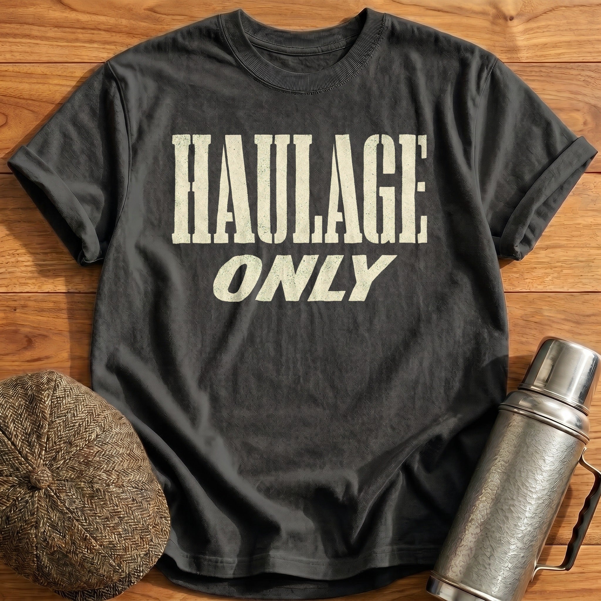 Haulage Only T-Shirt - Charcoal