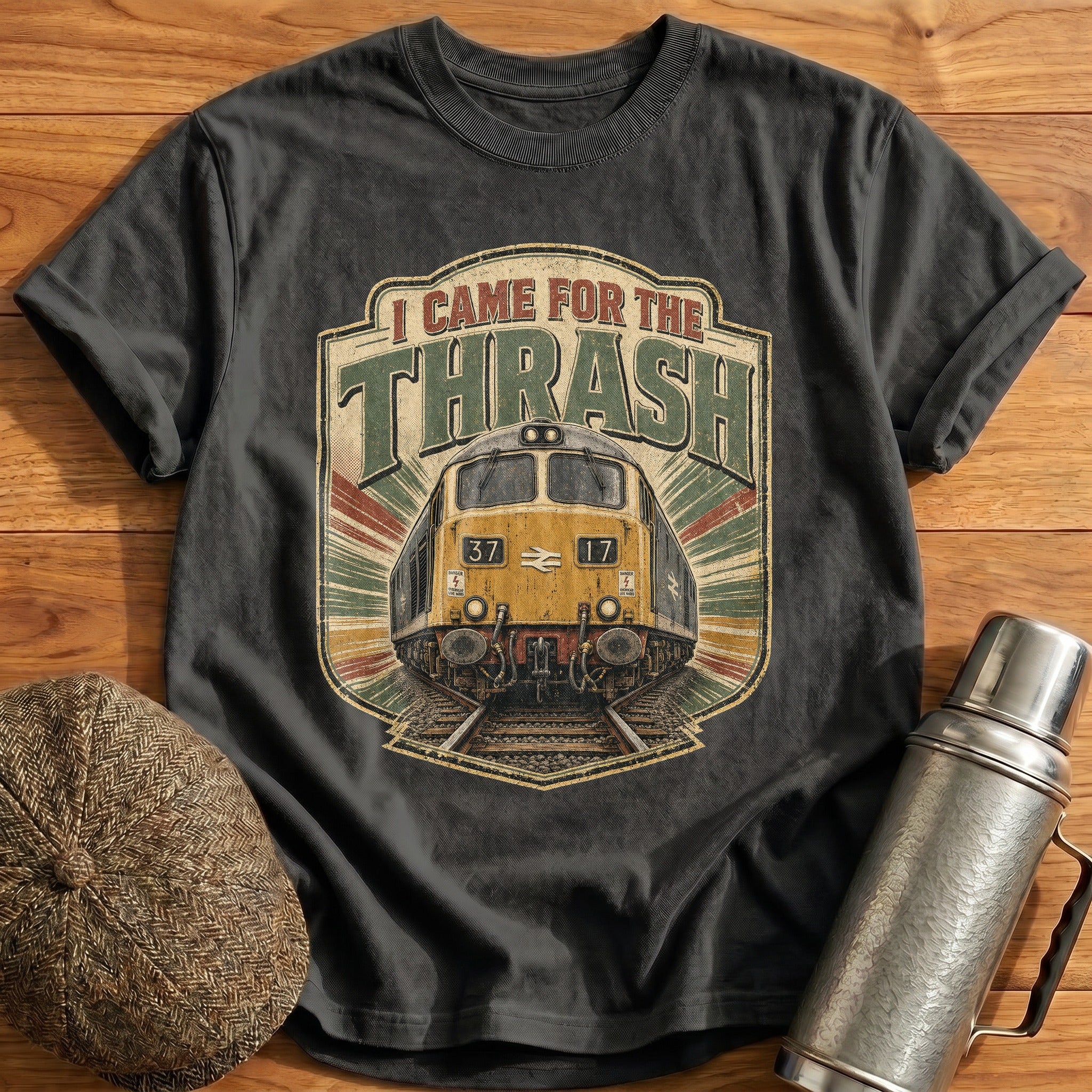 I Came for the Thrash T-Shirt - Charcoal