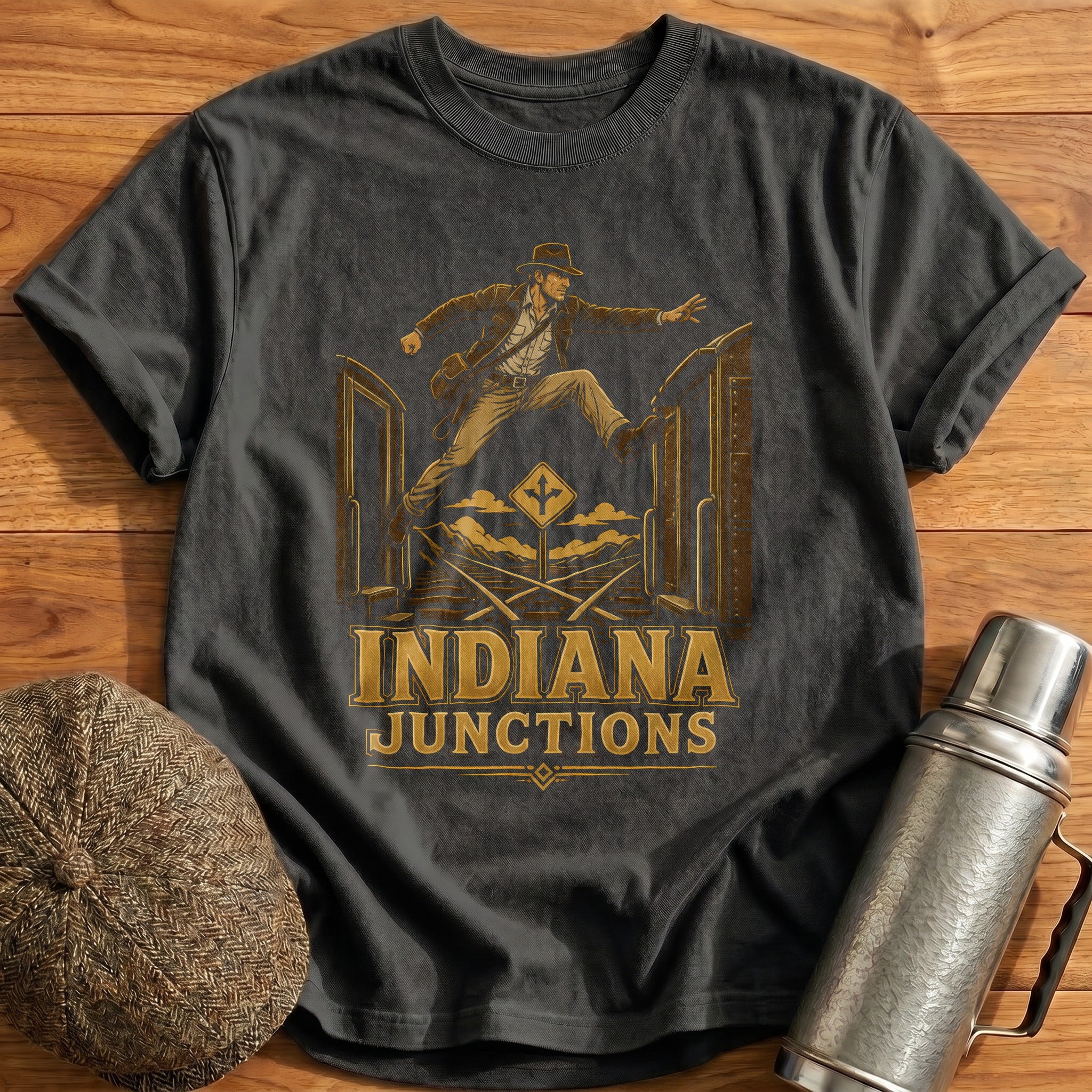 Indiana Junctions 69 T-Shirt - Charcoal