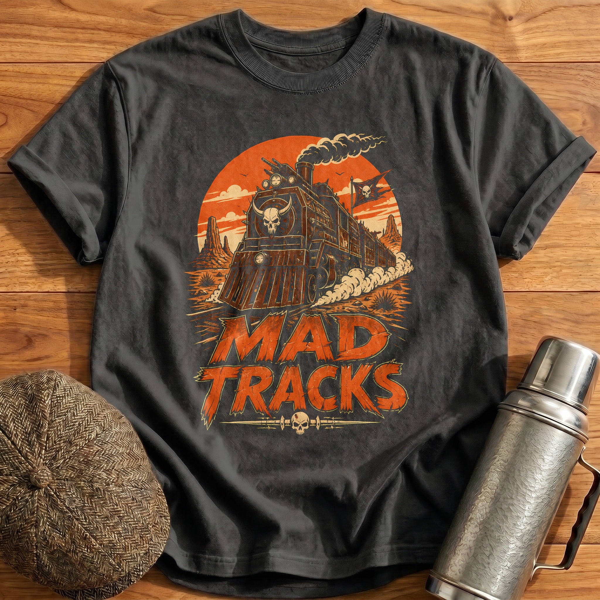 Mad Tracks 36 T-Shirt - Charcoal